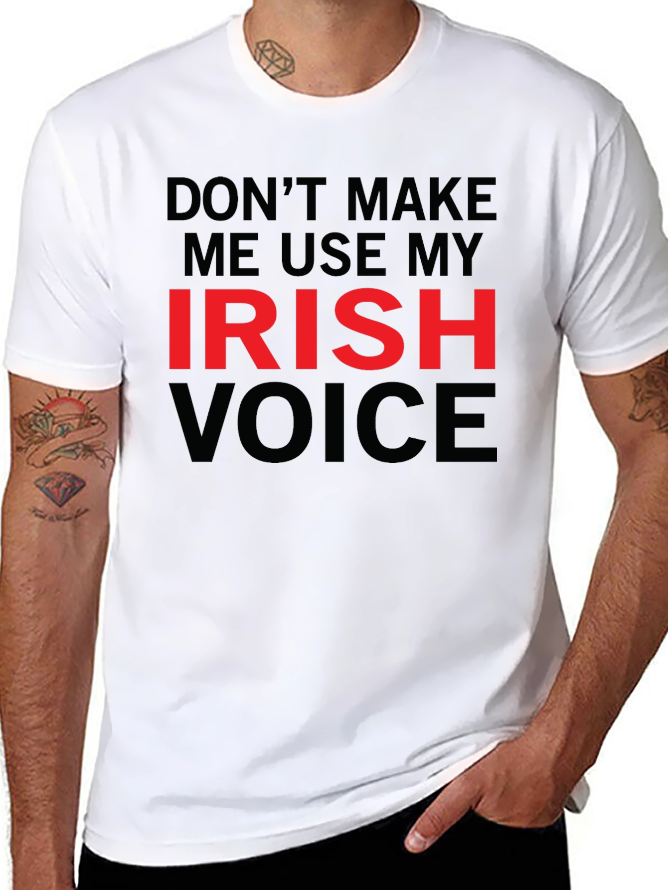 Irish Voice T-Shirt - Funny St. Patricks Day Tee