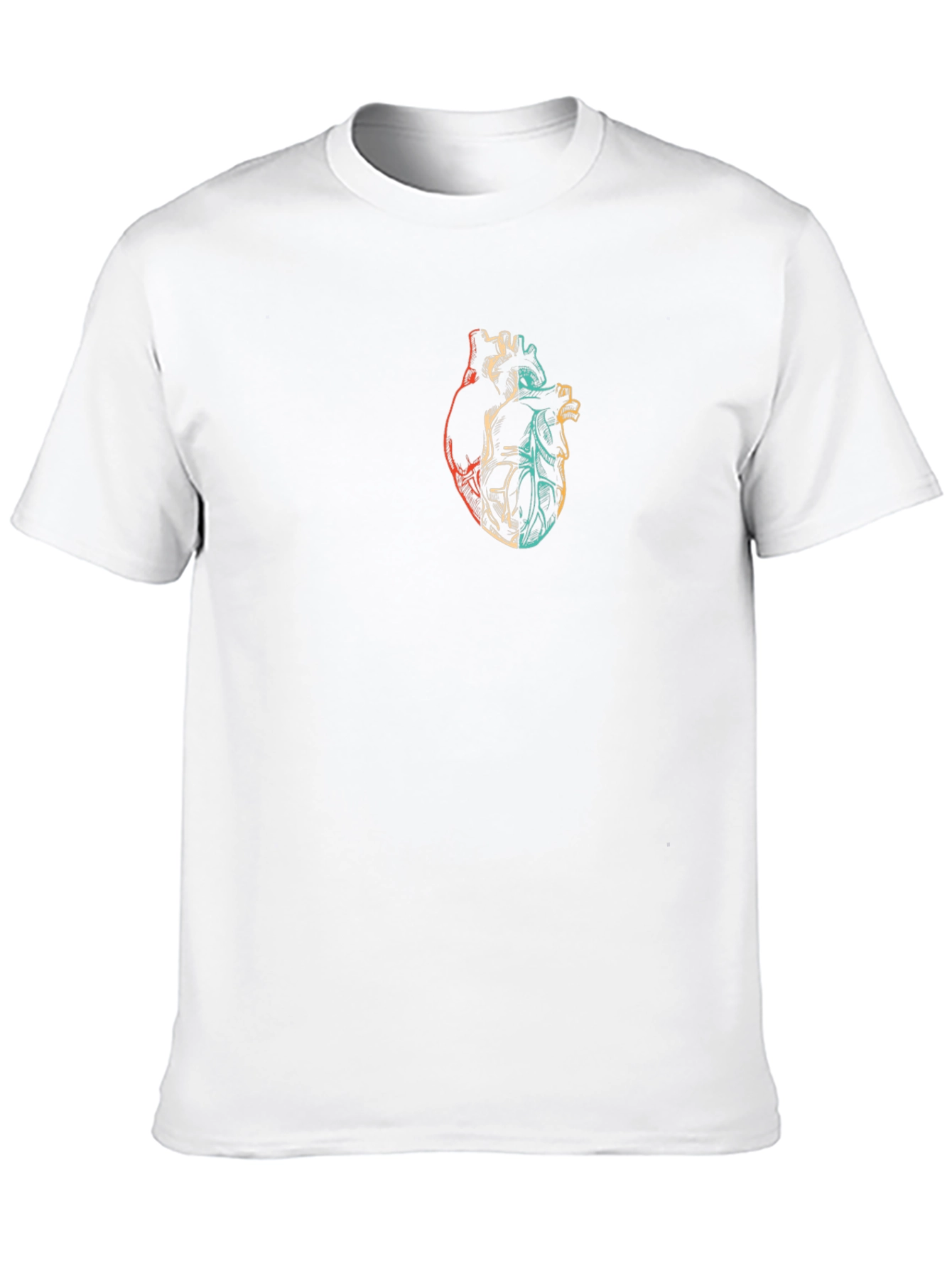 Anatomical Heart Graphic Tee - Stylish & Unique