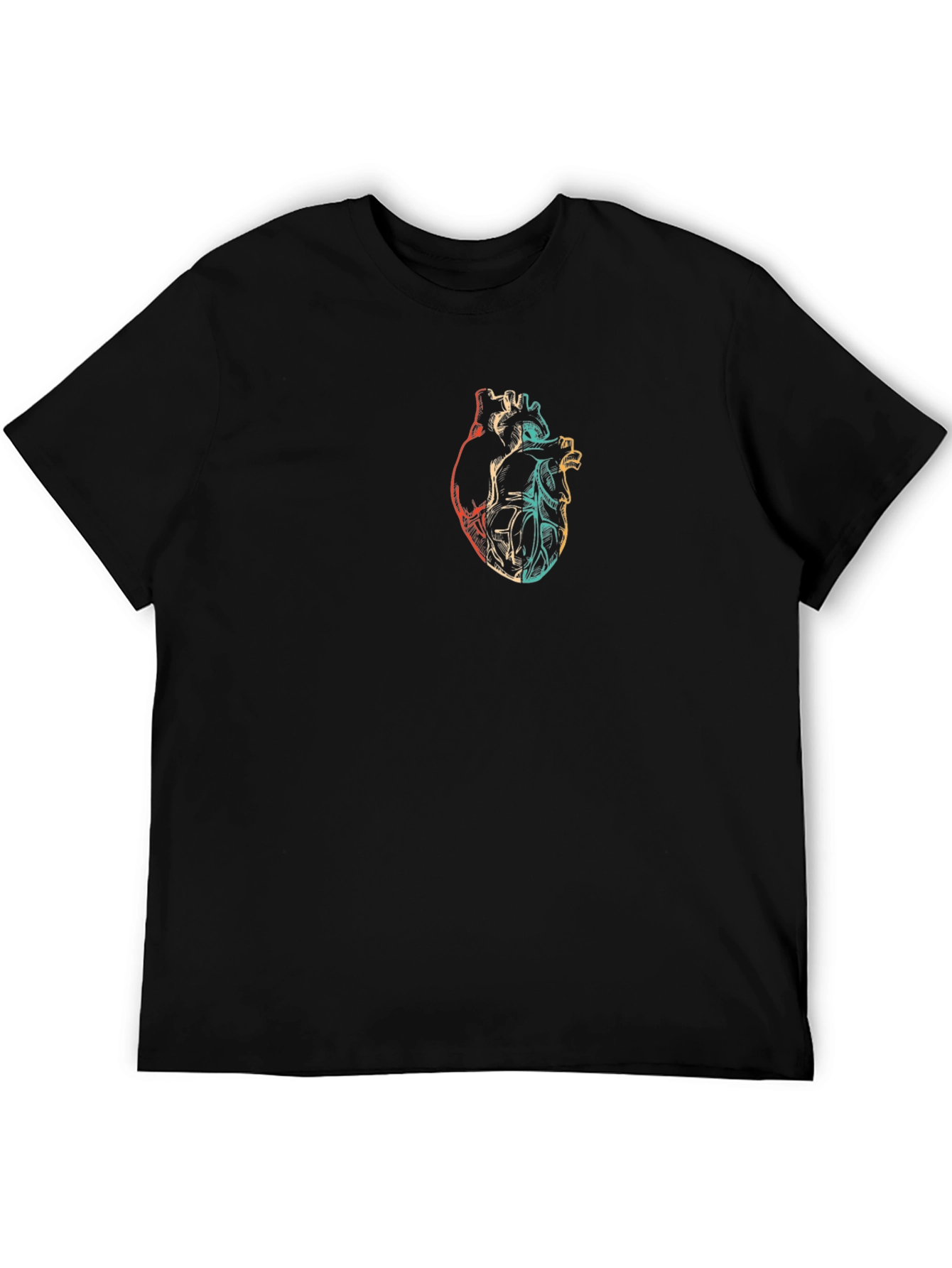 Anatomical Heart Graphic Tee - Stylish & Unique