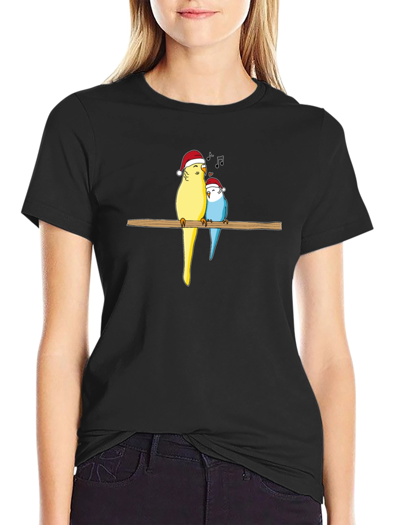 Festive Bird Pair Tee