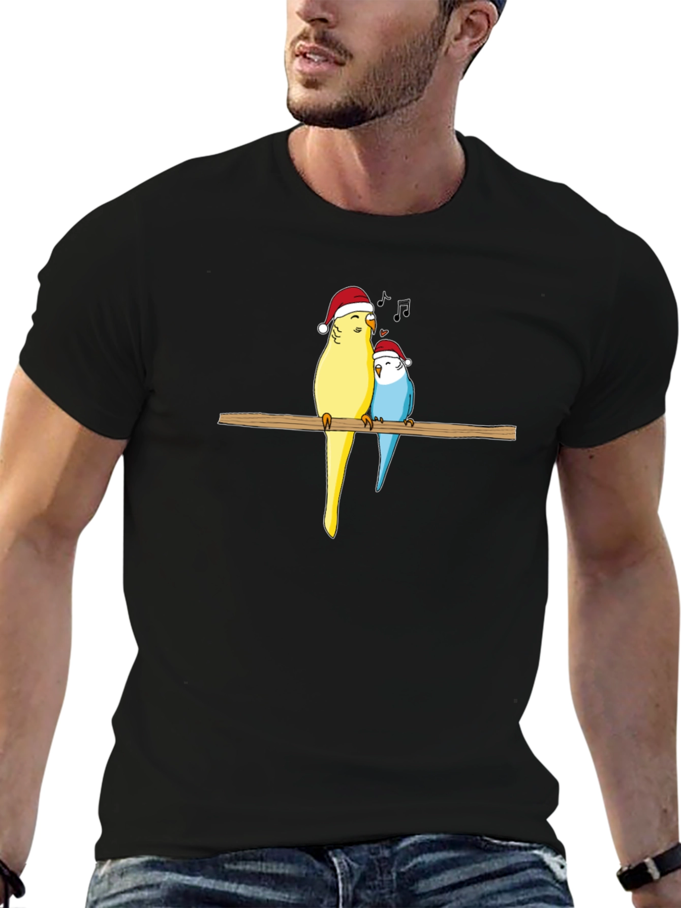 Festive Bird Pair Tee
