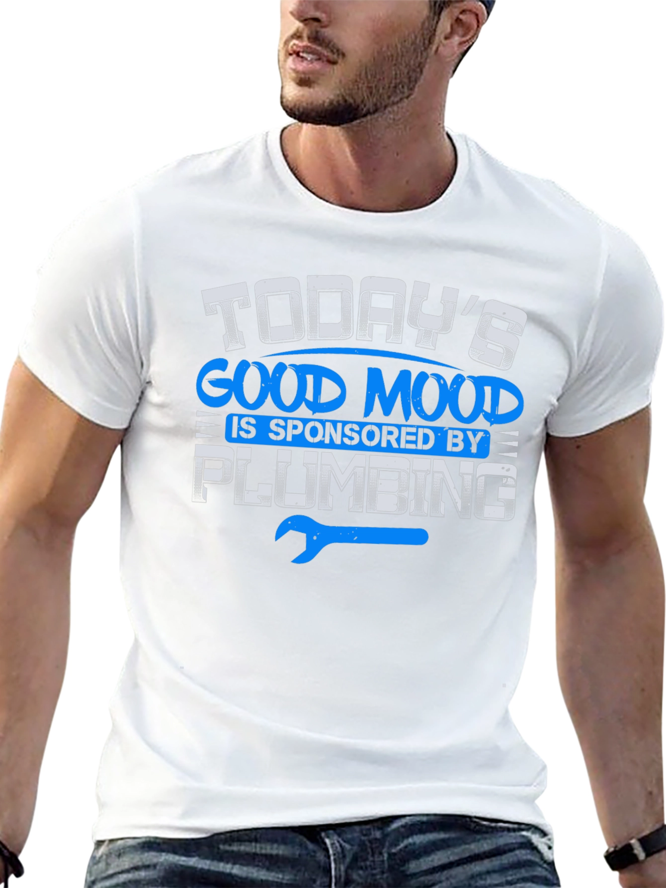 Funny Plumber T-Shirt: Todays Good Mood Plumbing