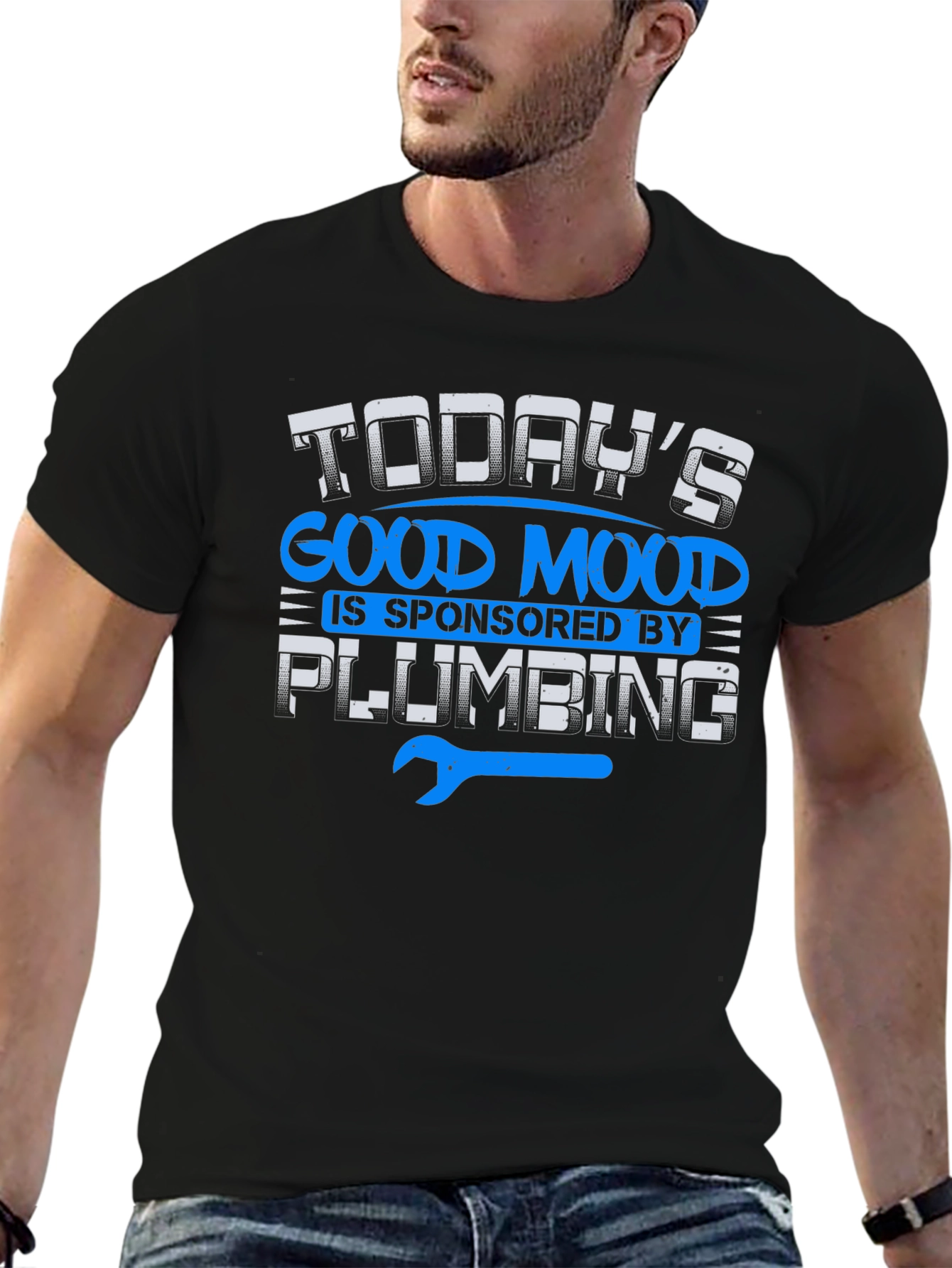 Funny Plumber T-Shirt: Todays Good Mood Plumbing