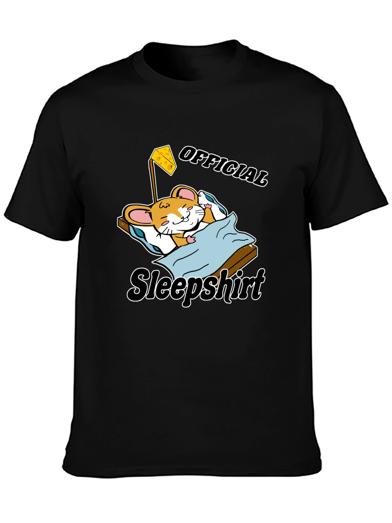 Official Sleepshirt Hamster Tee - Black