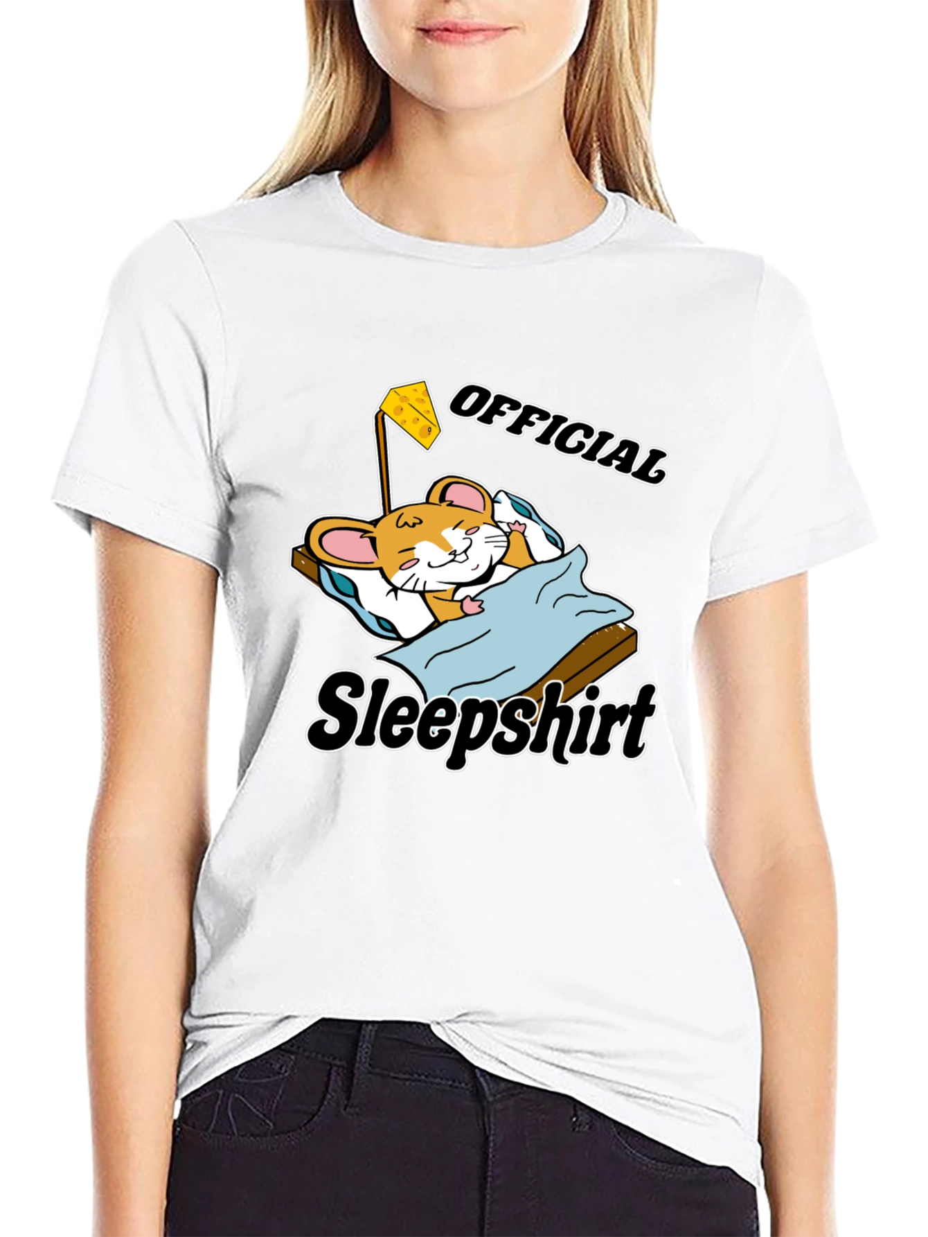 Official Sleepshirt Hamster Tee - Black