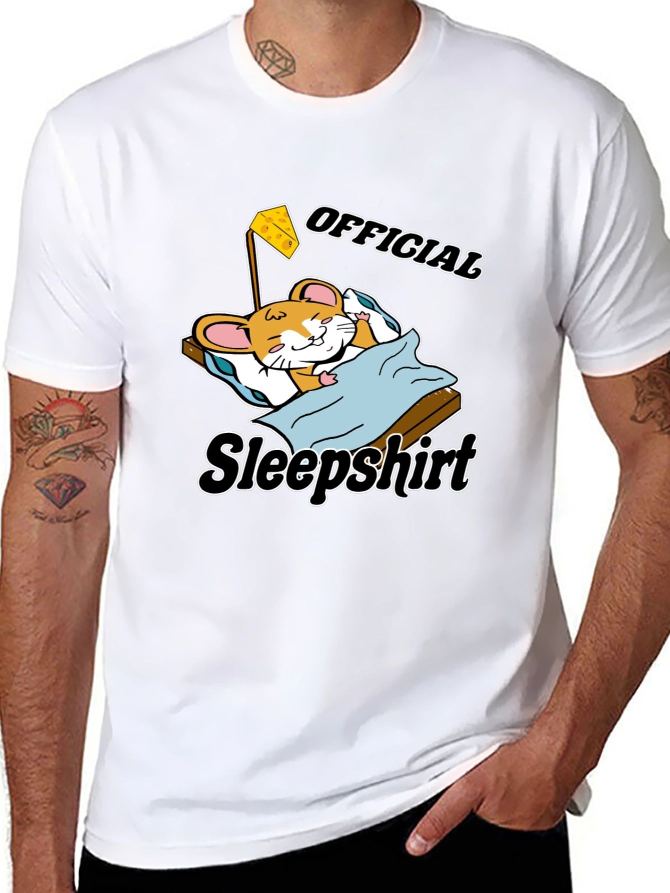 Official Sleepshirt Hamster Tee - Black