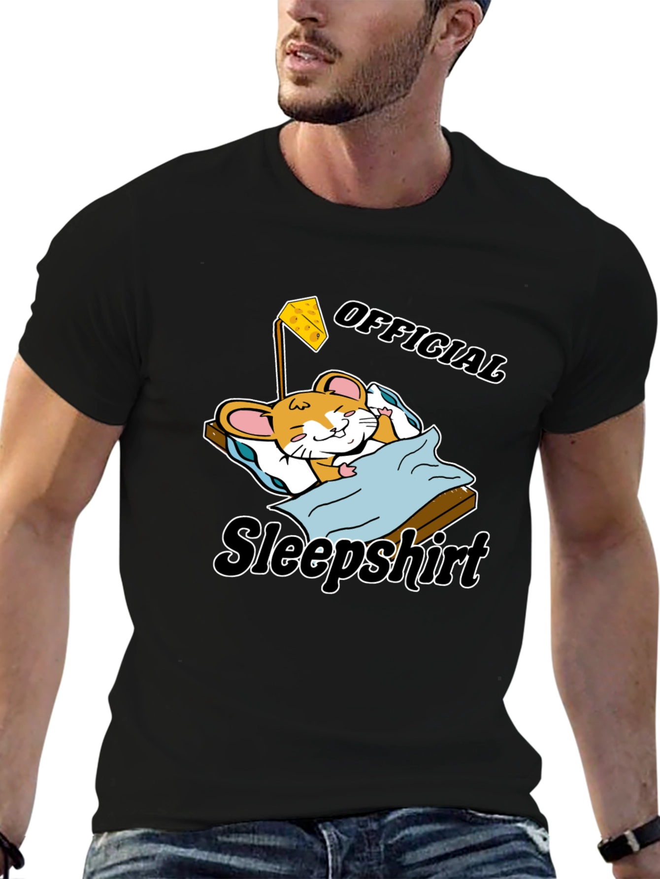Official Sleepshirt Hamster Tee - Black