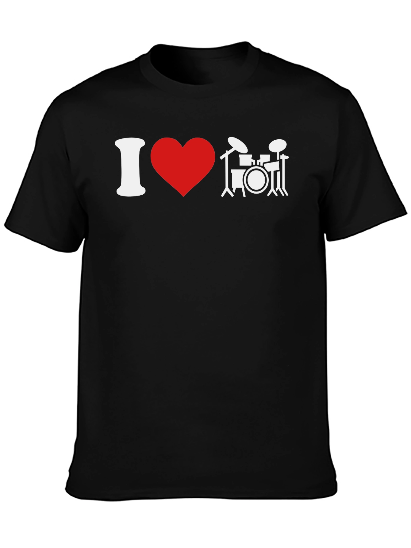 I Love Drums T-Shirt - Music Lover Tee