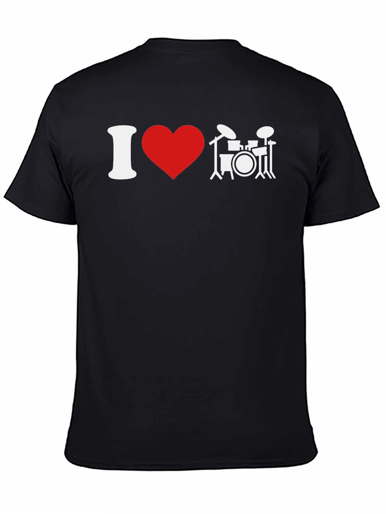 I Love Drums T-Shirt - Music Lover Tee