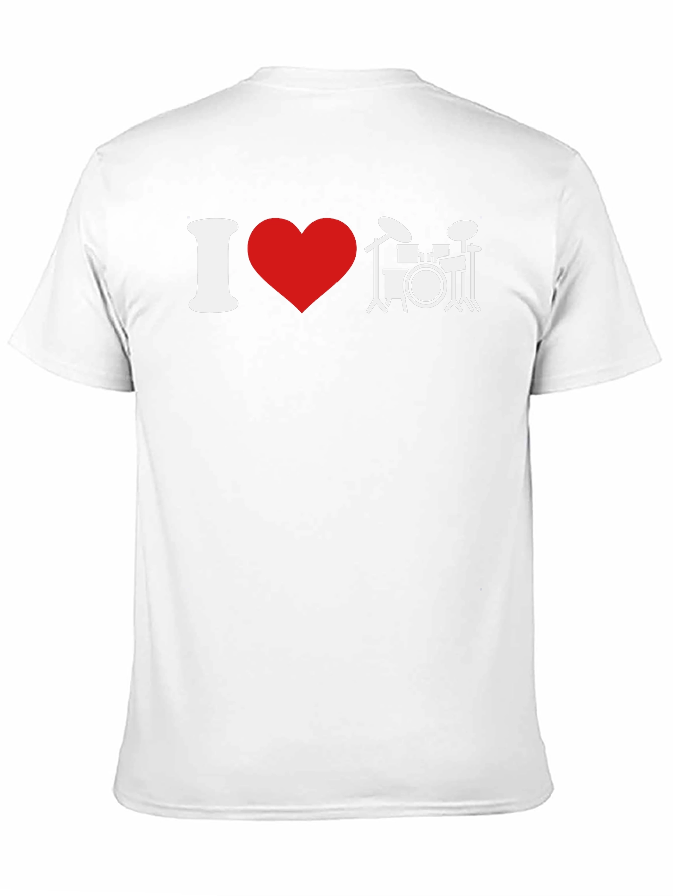 I Love Drums T-Shirt - Music Lover Tee