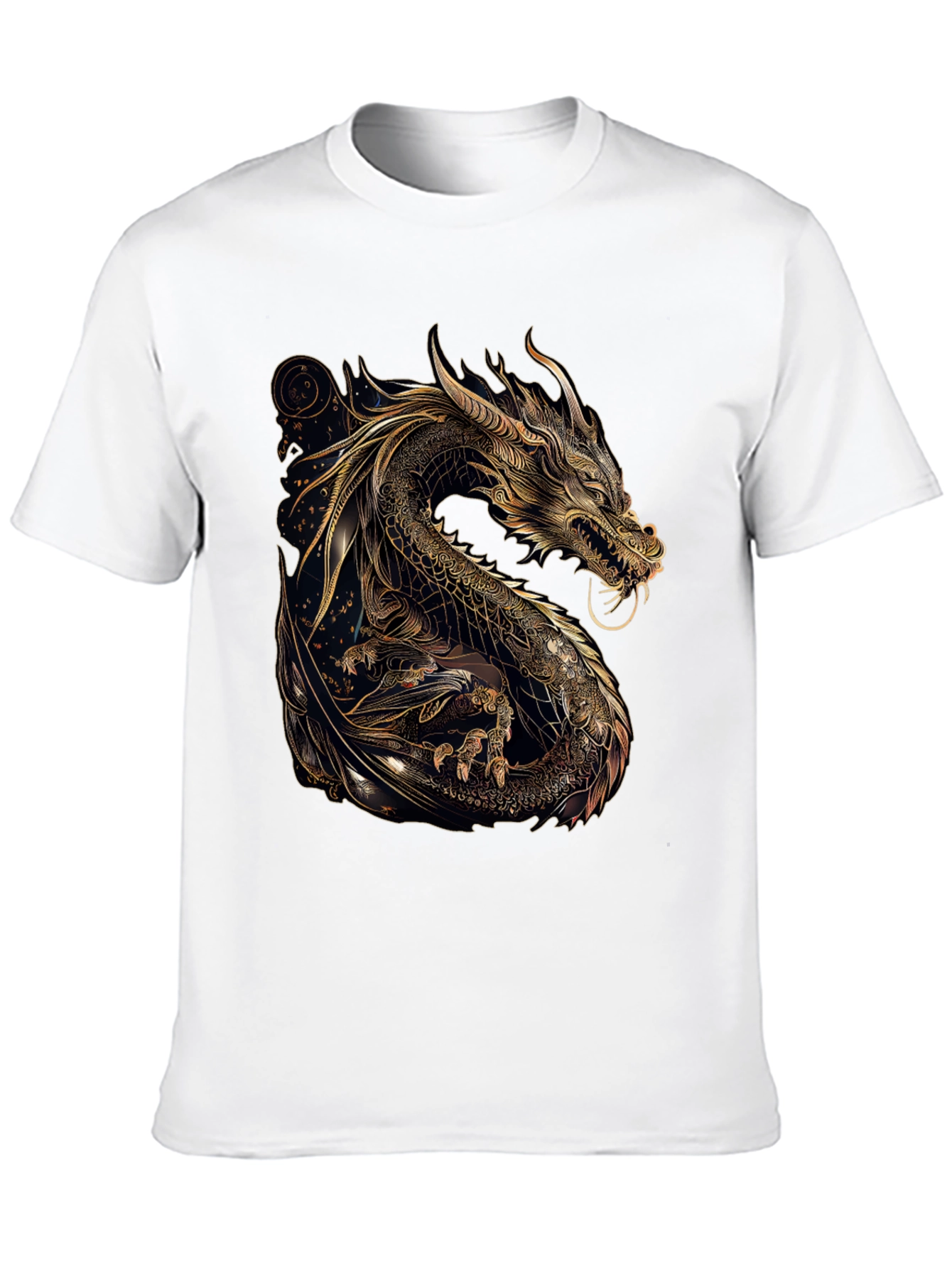 Golden Dragon Graphic T-Shirt