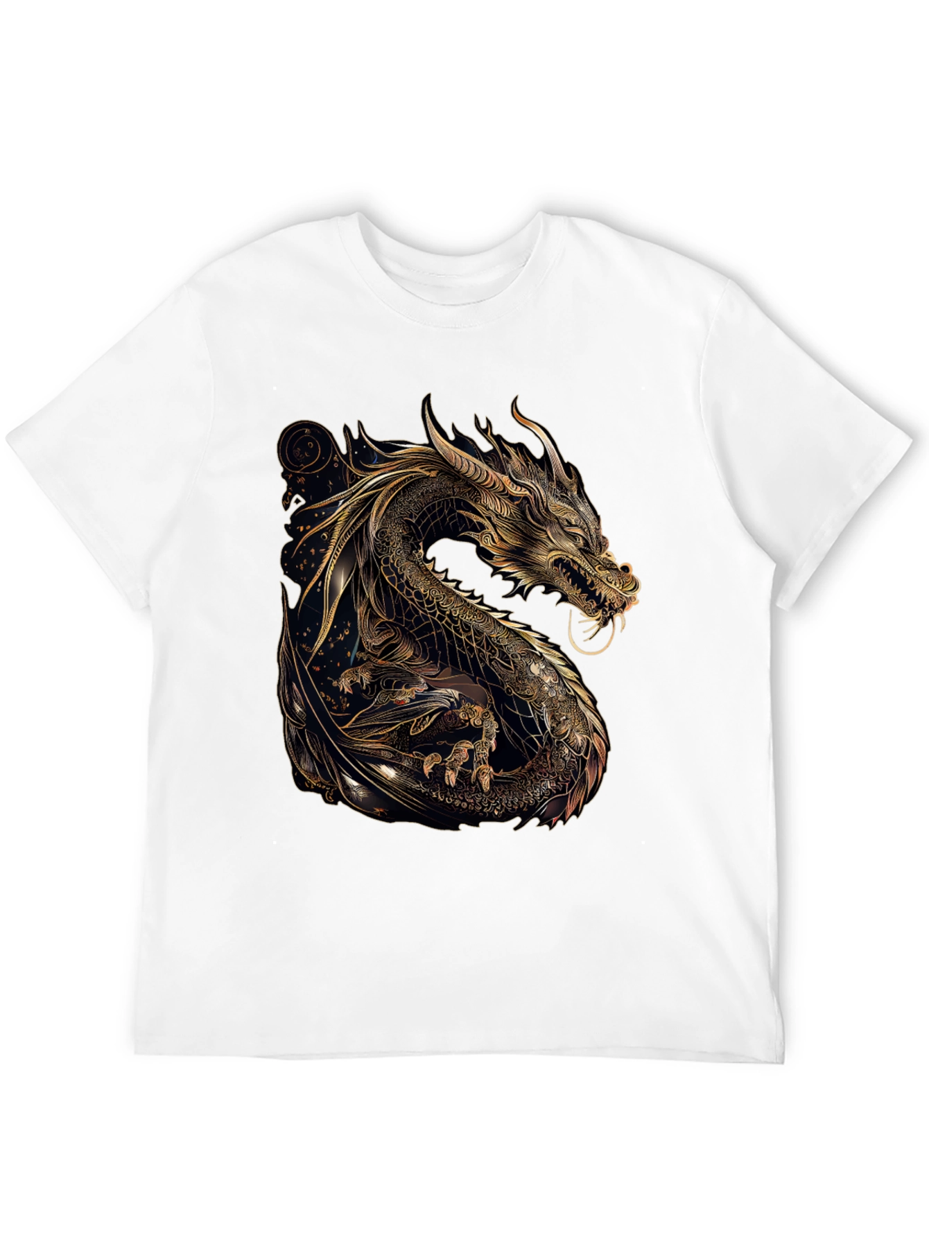 Golden Dragon Graphic T-Shirt