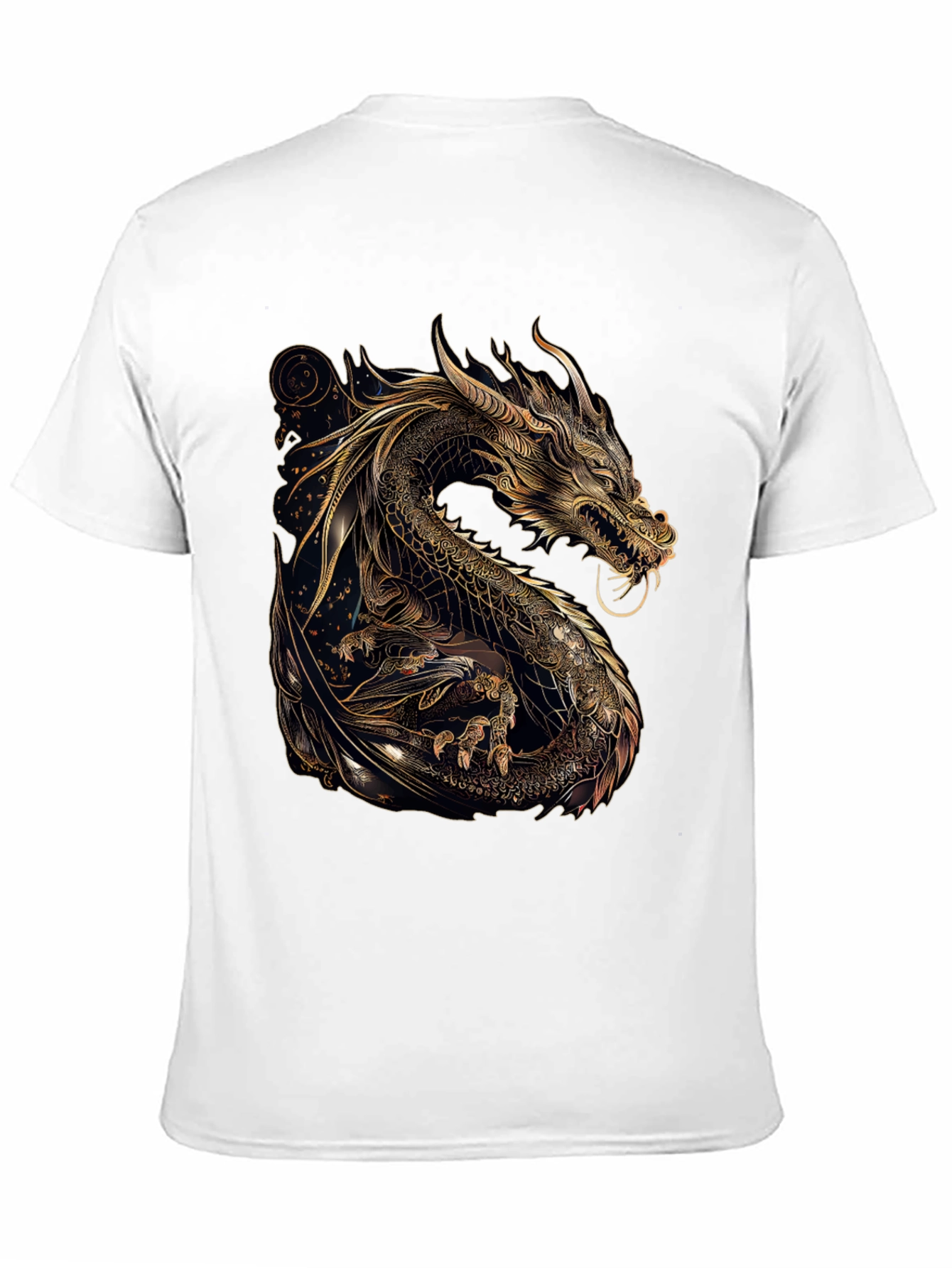 Golden Dragon Graphic T-Shirt
