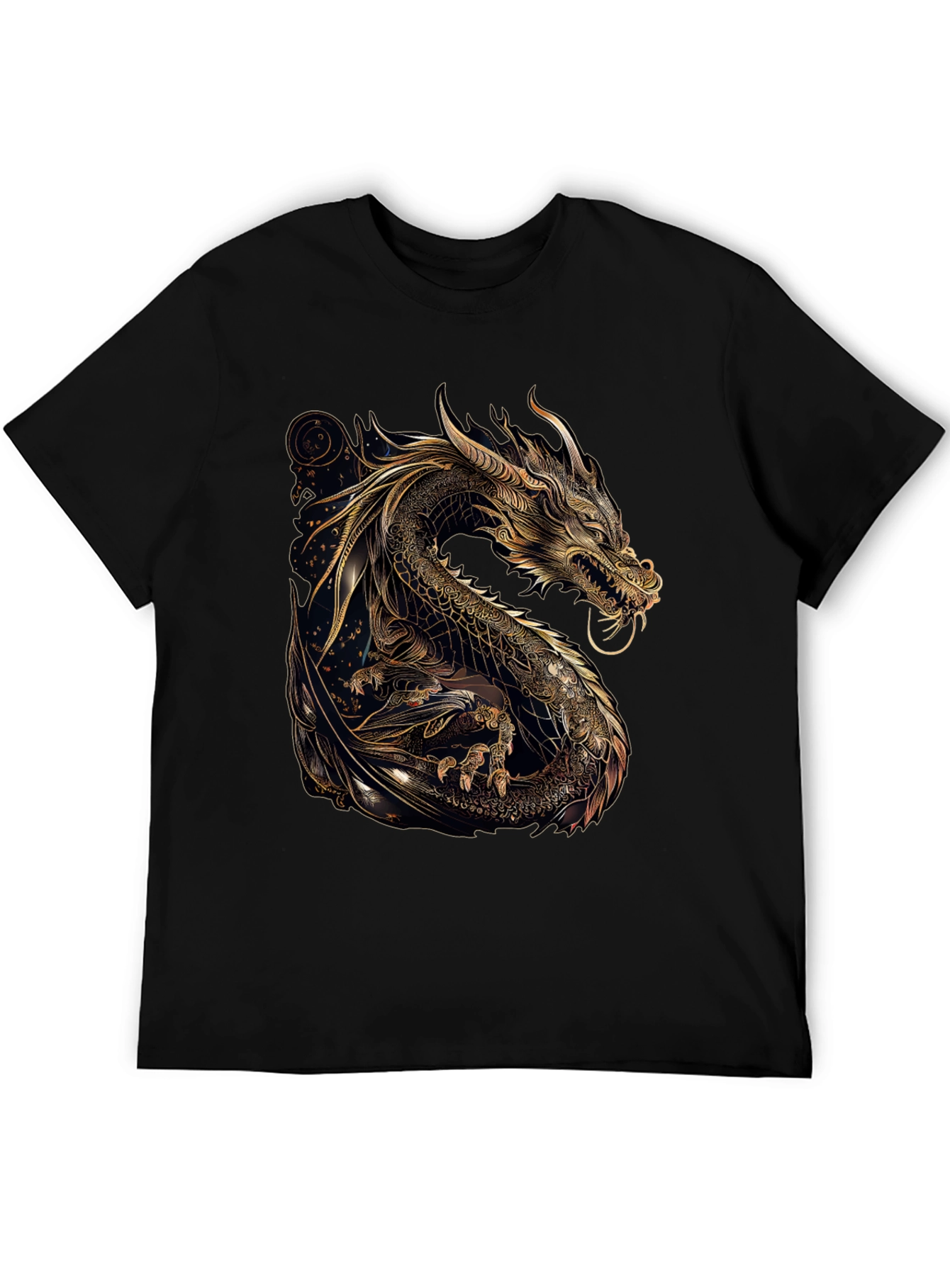 Golden Dragon Graphic T-Shirt