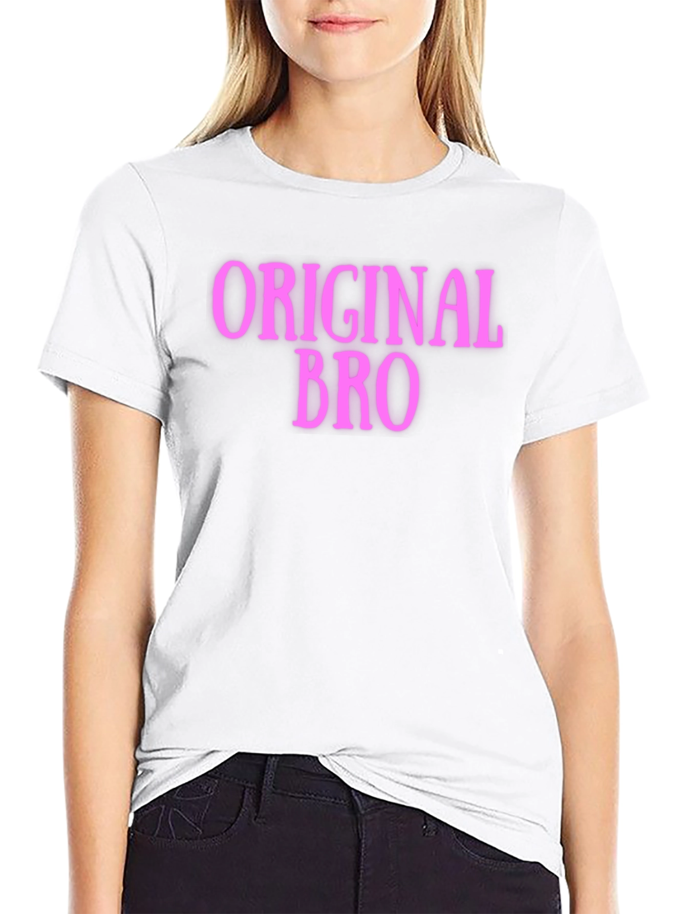 Original Bro T-Shirt - Black Casual Tee