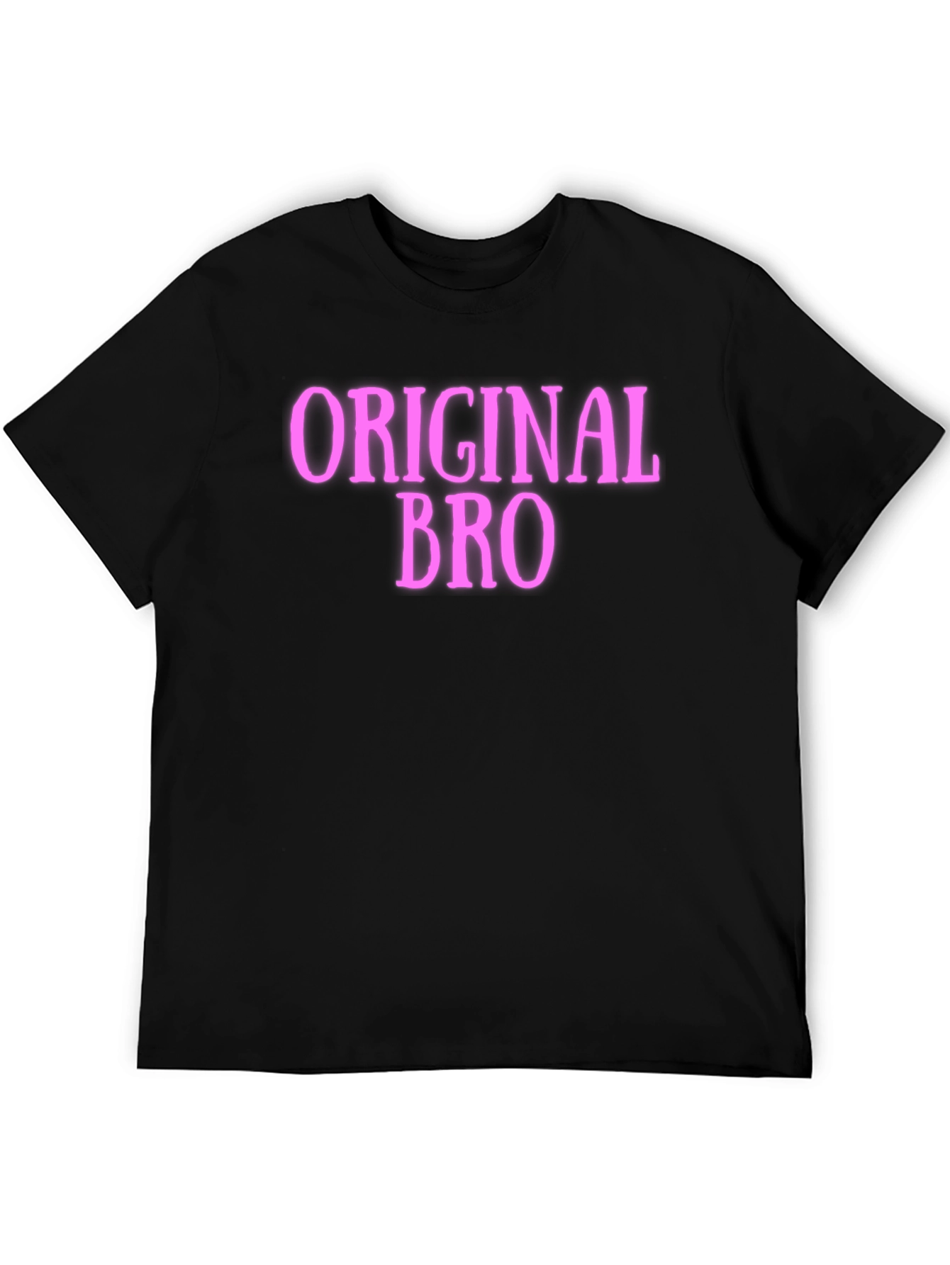 Original Bro T-Shirt - Black Casual Tee