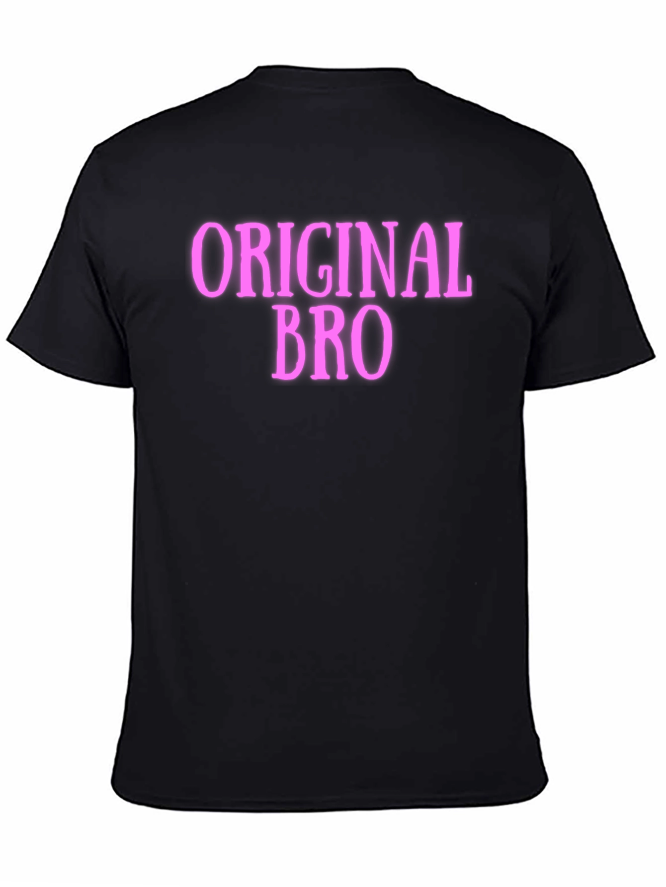 Original Bro T-Shirt - Black Casual Tee