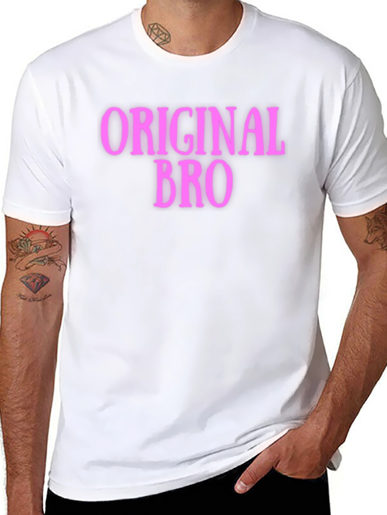 Original Bro T-Shirt - Black Casual Tee