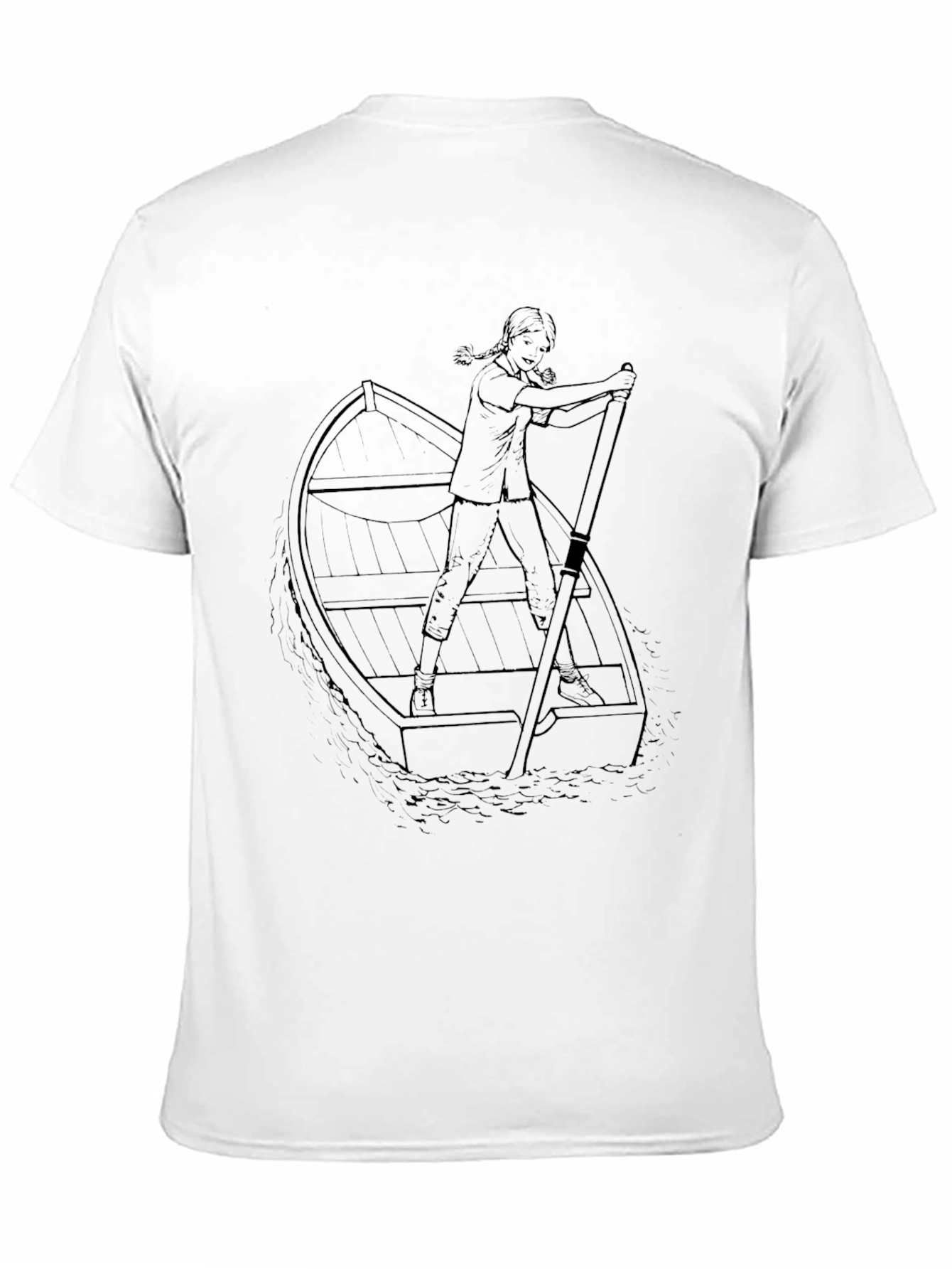 Rowboat Graphic T-Shirt - Classic Black Tee