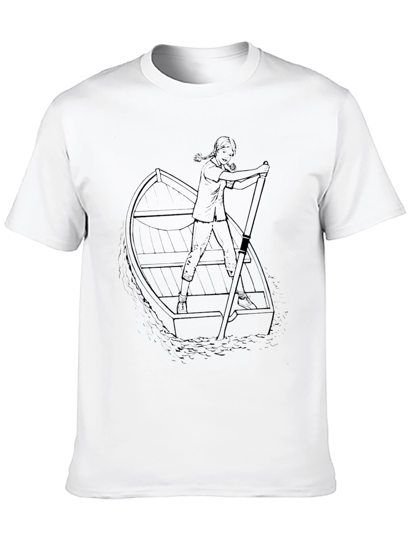 Rowboat Graphic T-Shirt - Classic Black Tee
