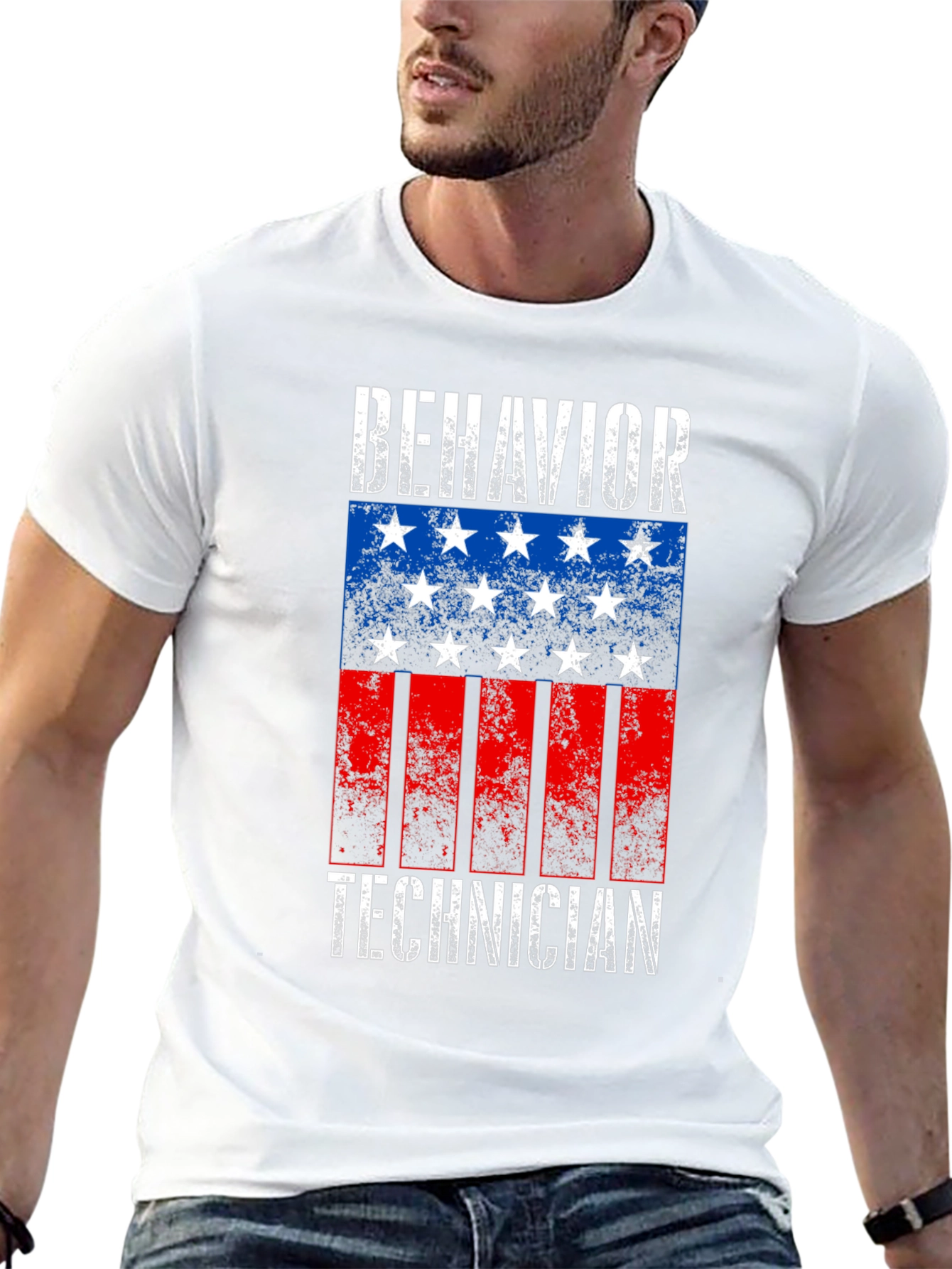 Behavior Technician Flag T-Shirt