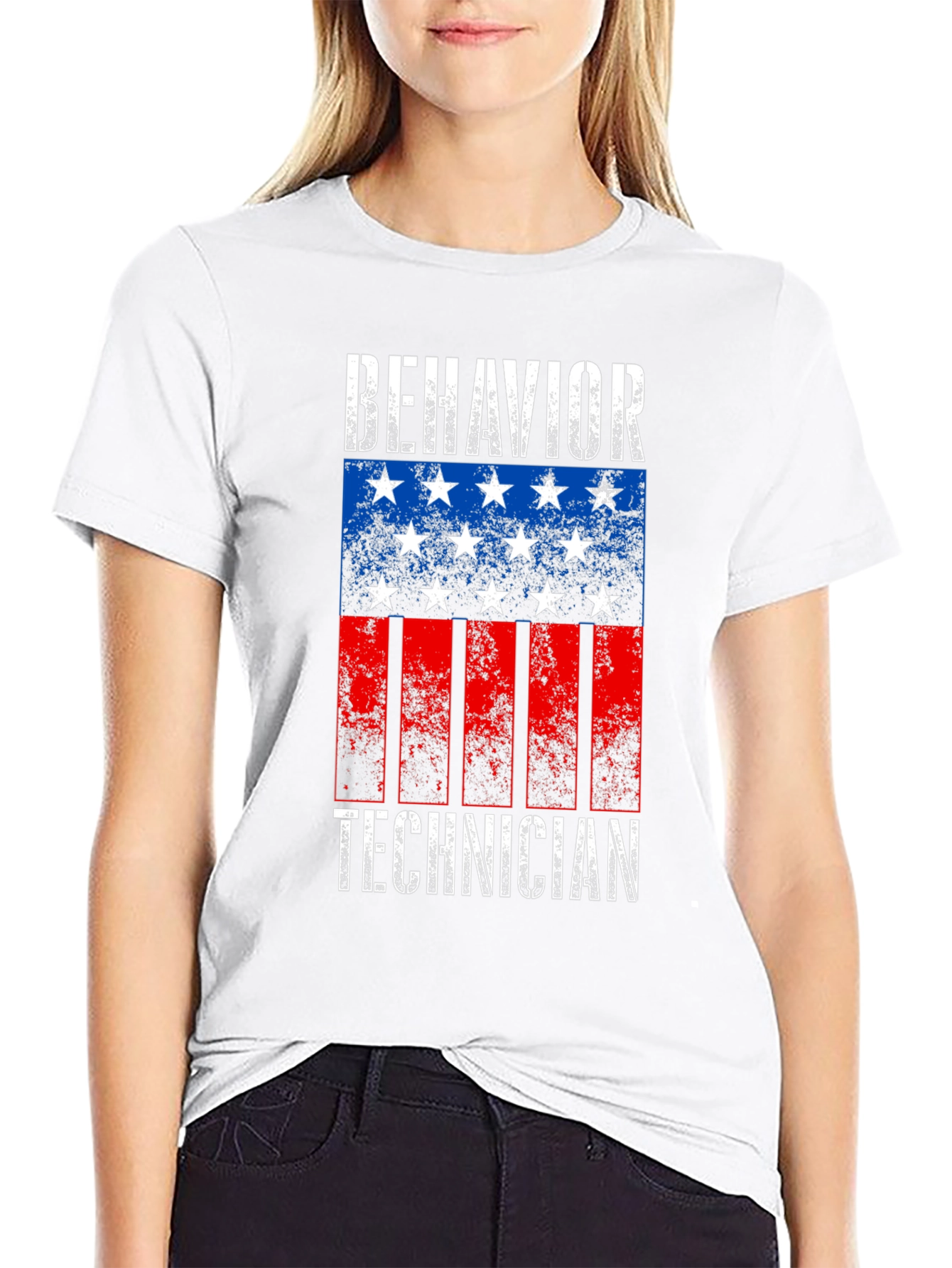 Behavior Technician Flag T-Shirt