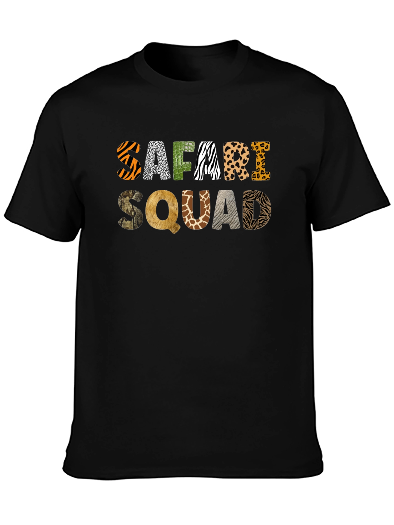 Safari Squad T-Shirt - Animal Print Design