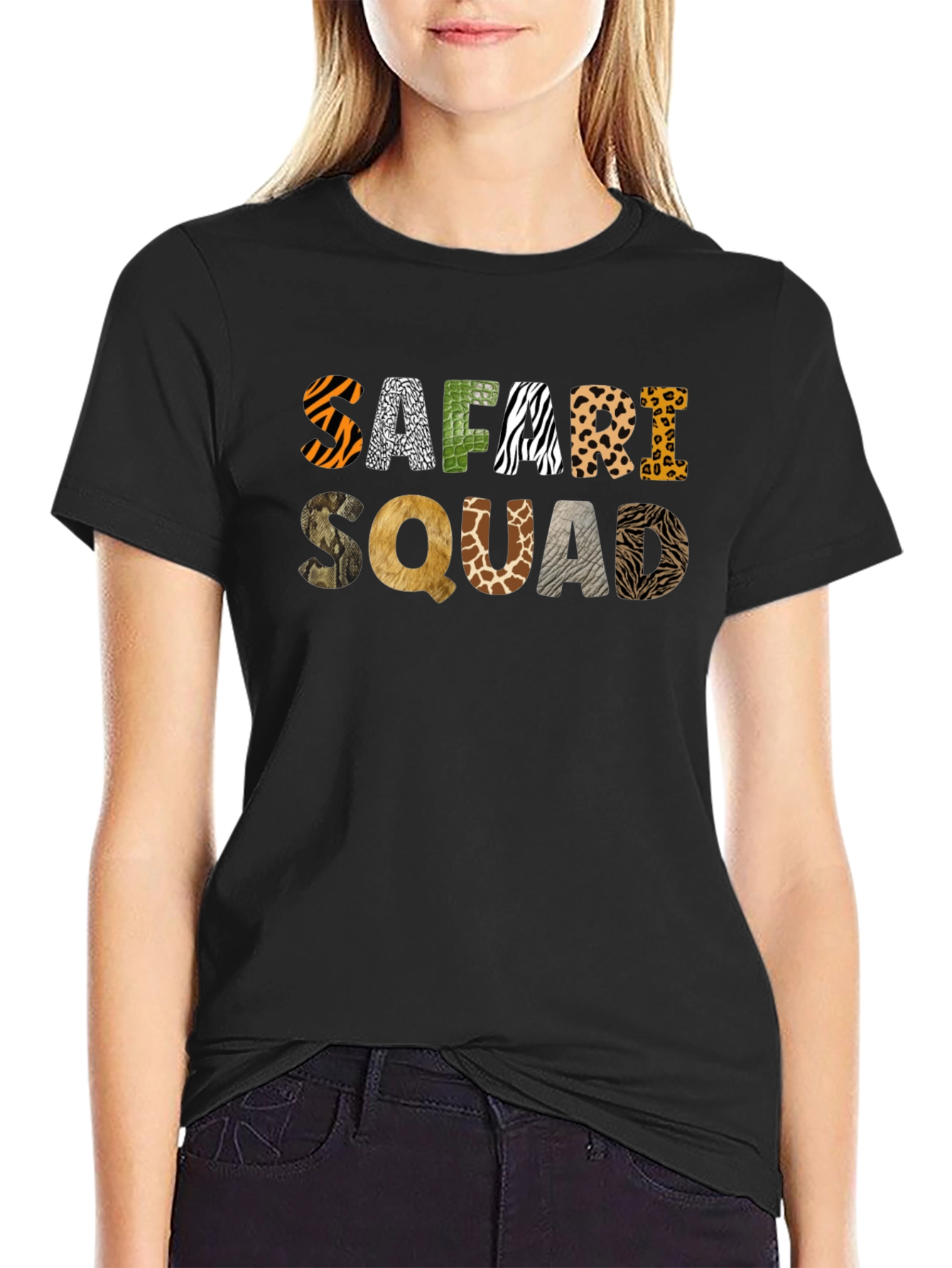 Safari Squad T-Shirt - Animal Print Design