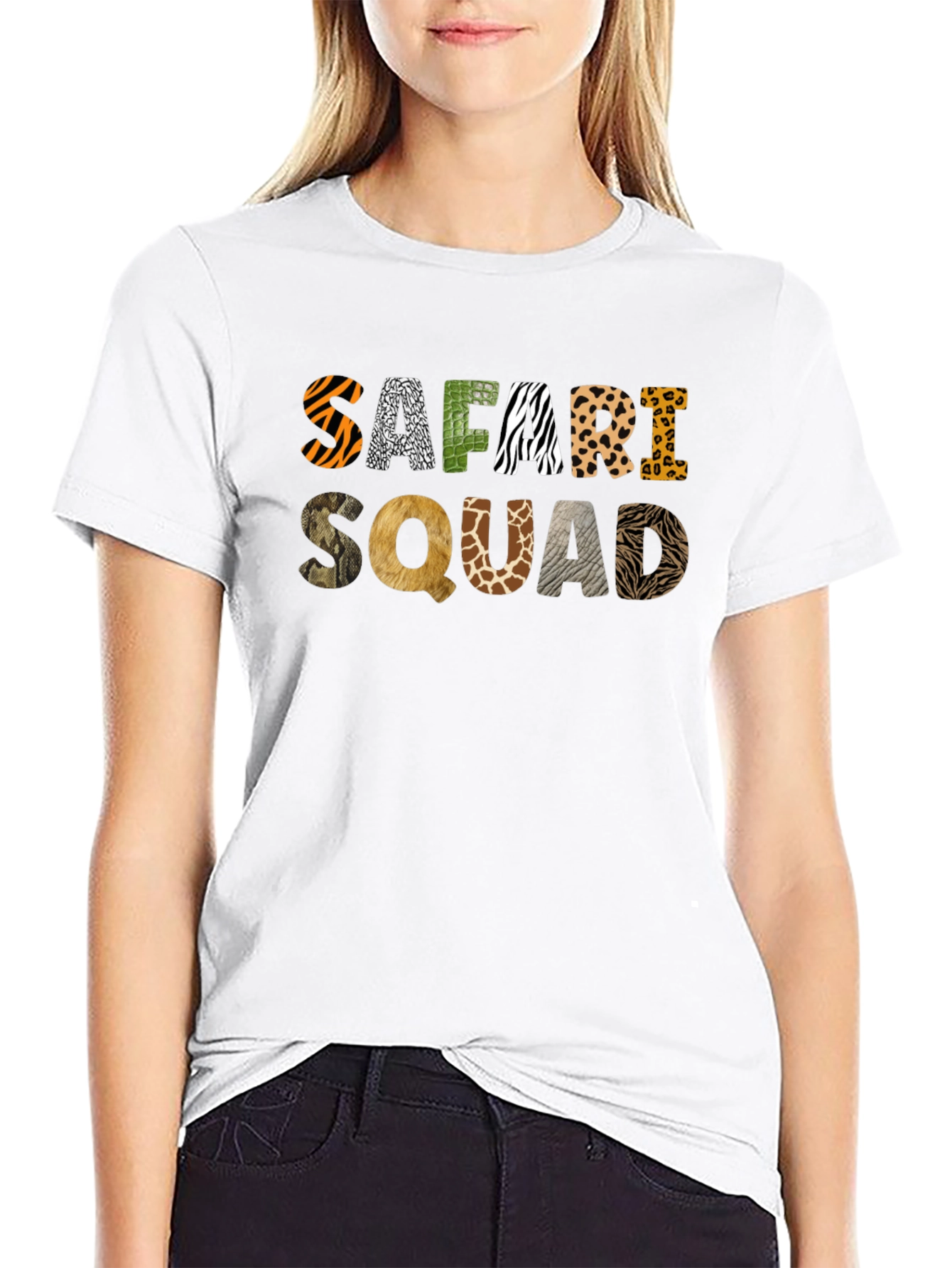 Safari Squad T-Shirt - Animal Print Design