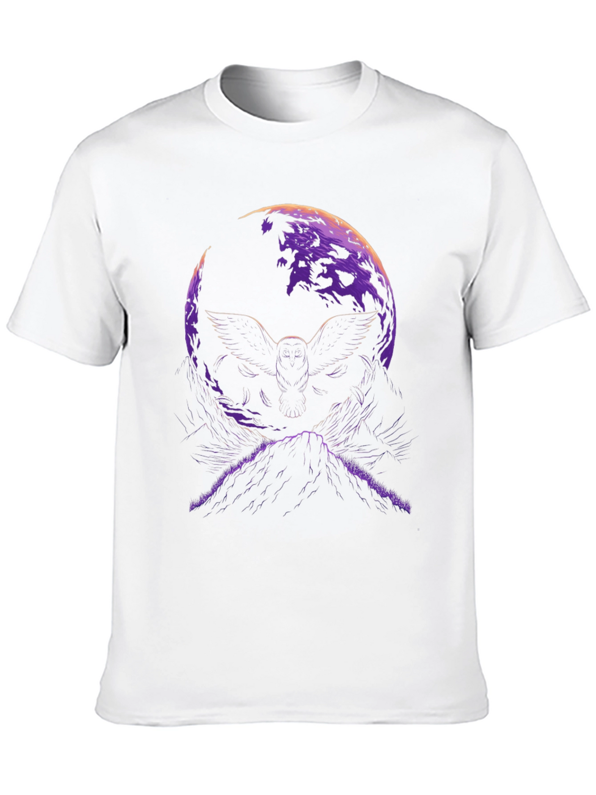 Owl Moon Graphic T-Shirt