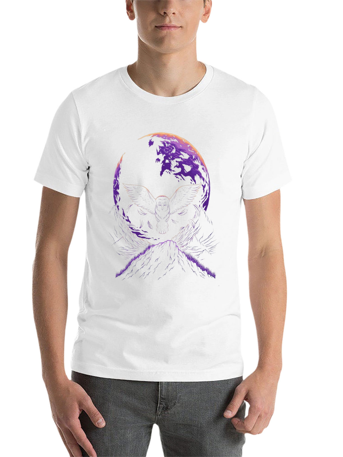 Owl Moon Graphic T-Shirt