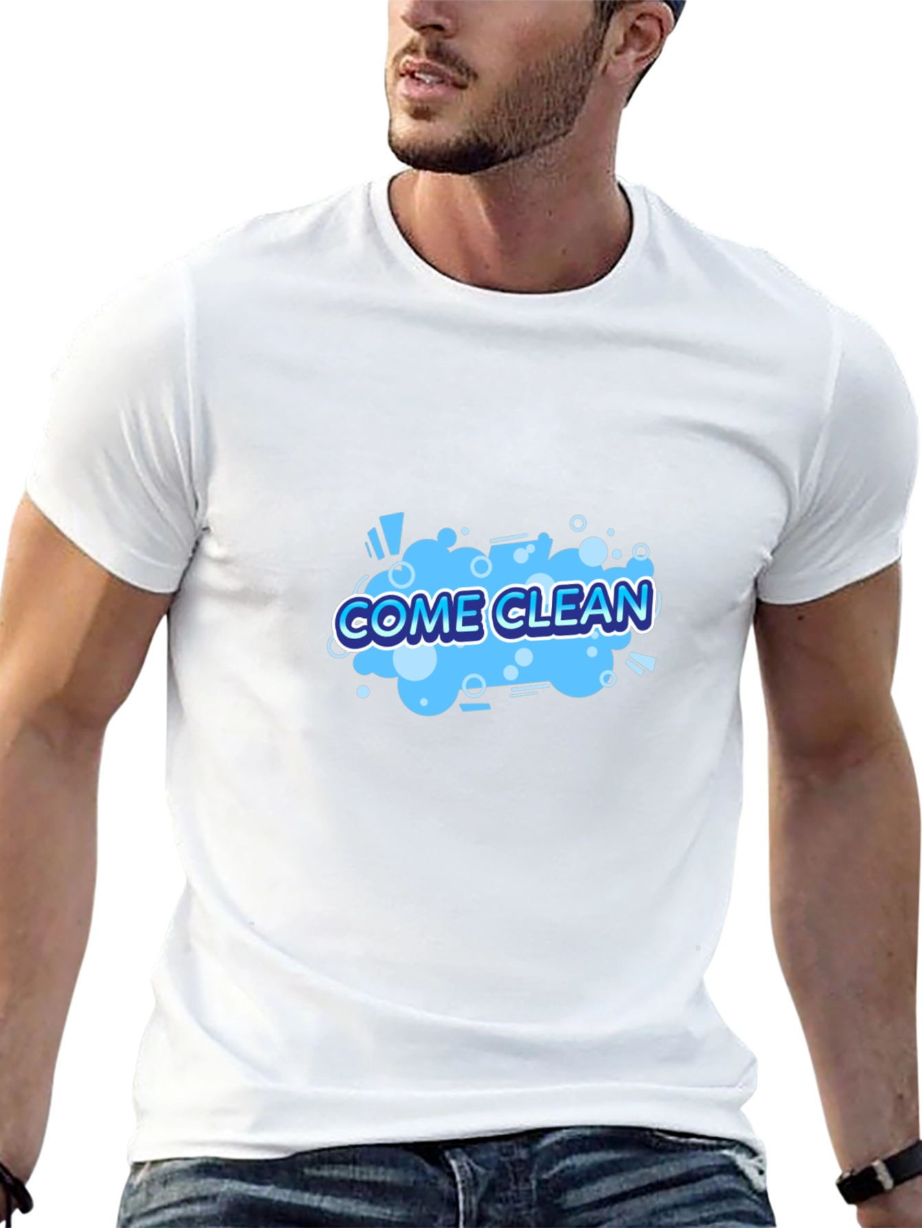 Come Clean Graphic Tee - Black