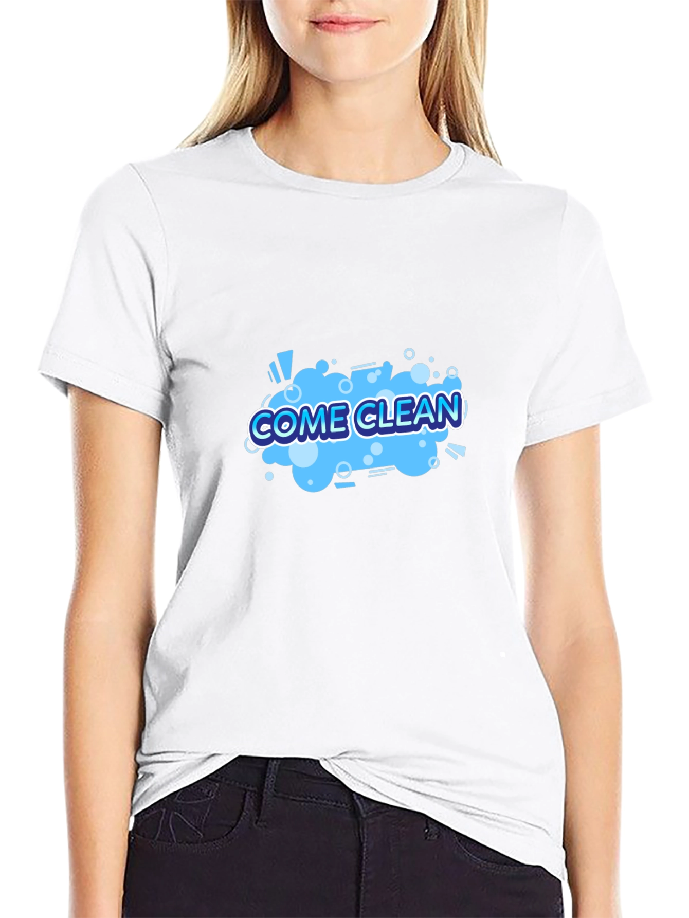 Come Clean Graphic Tee - Black