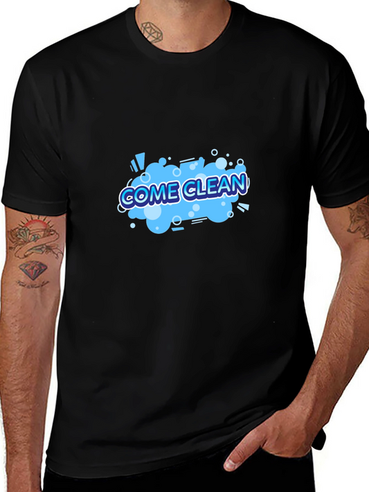 Come Clean Graphic Tee - Black