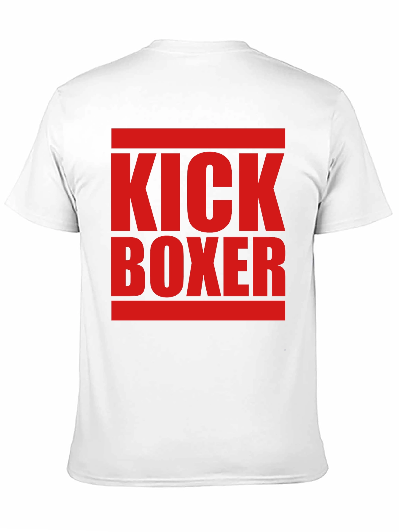 Kick Boxer Graphic Tee - Bold Red Print