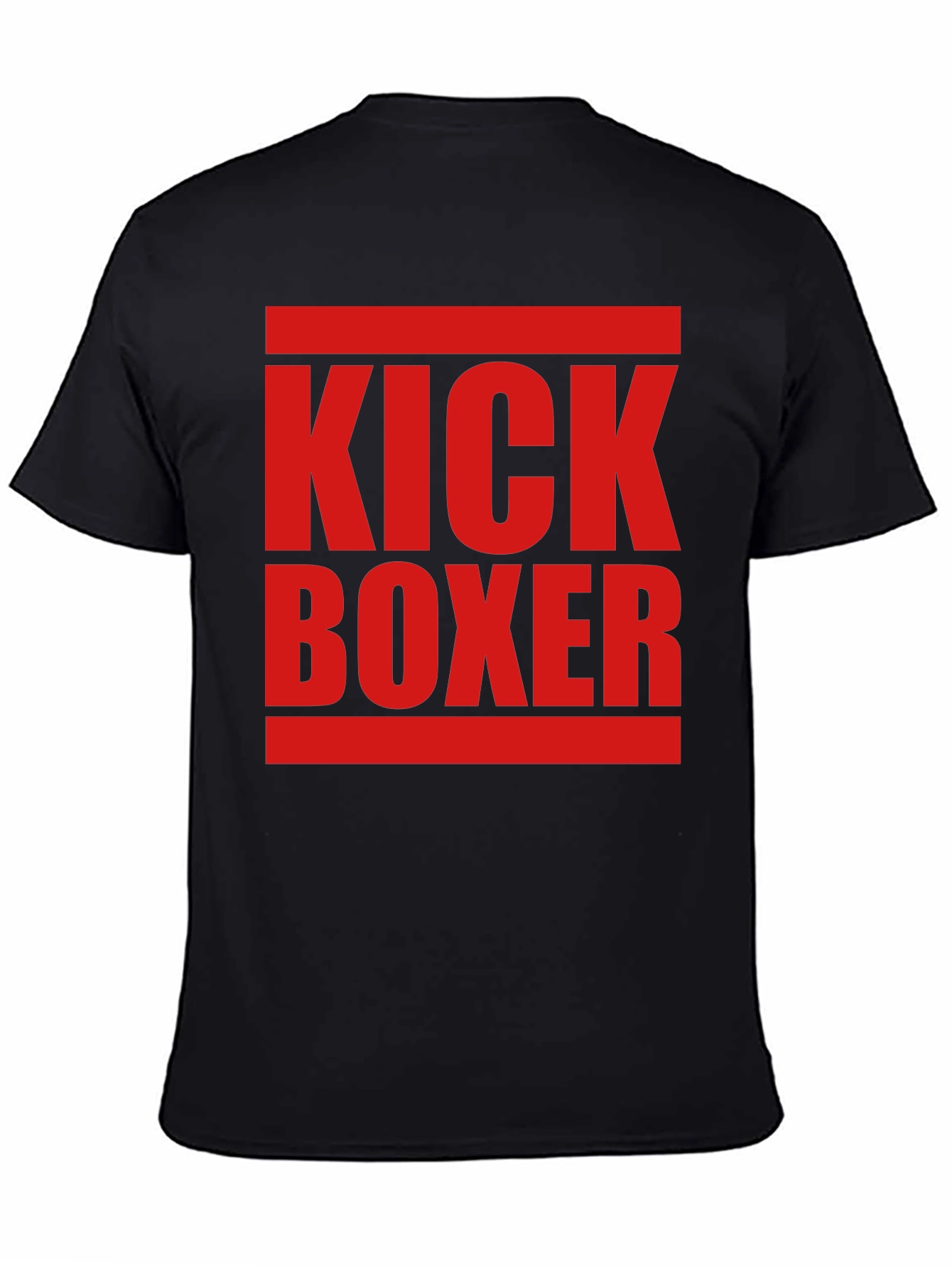 Kick Boxer Graphic Tee - Bold Red Print