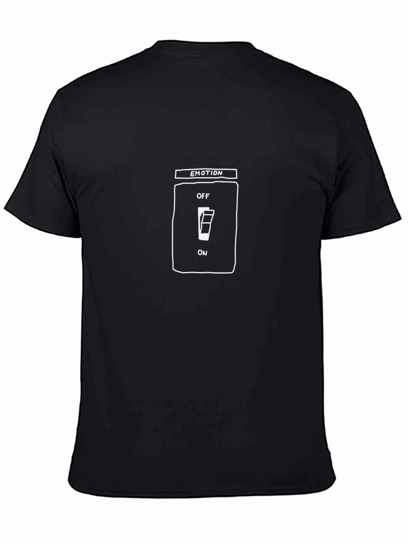 Emotion Switch T-Shirt - Black Graphic Tee