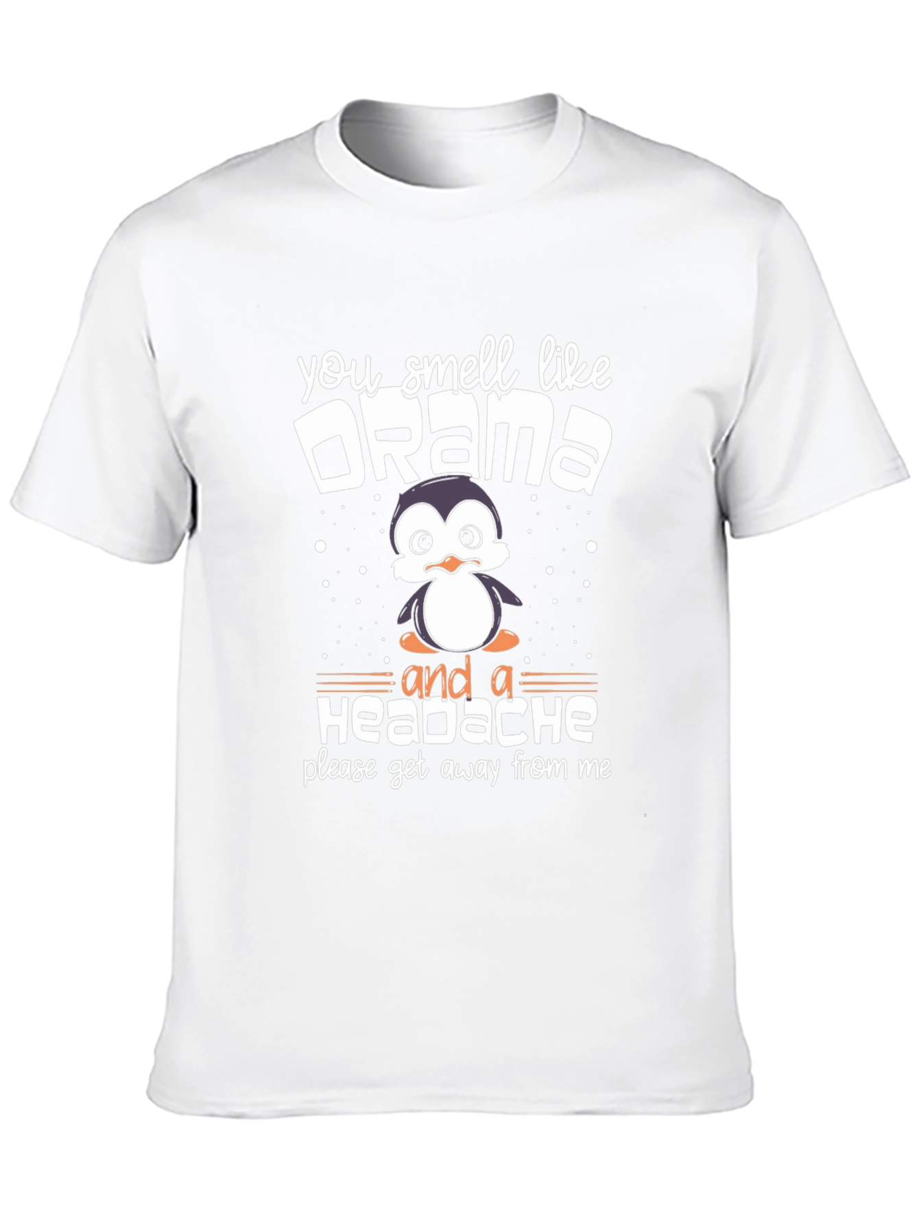 Drama Penguin T-Shirt Funny Sarcastic