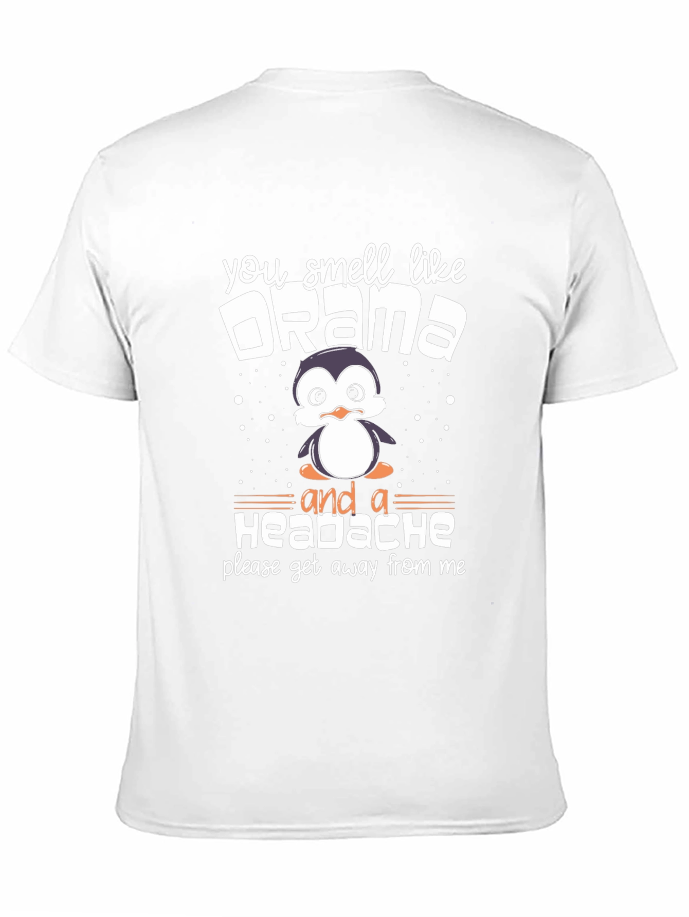 Drama Penguin T-Shirt Funny Sarcastic