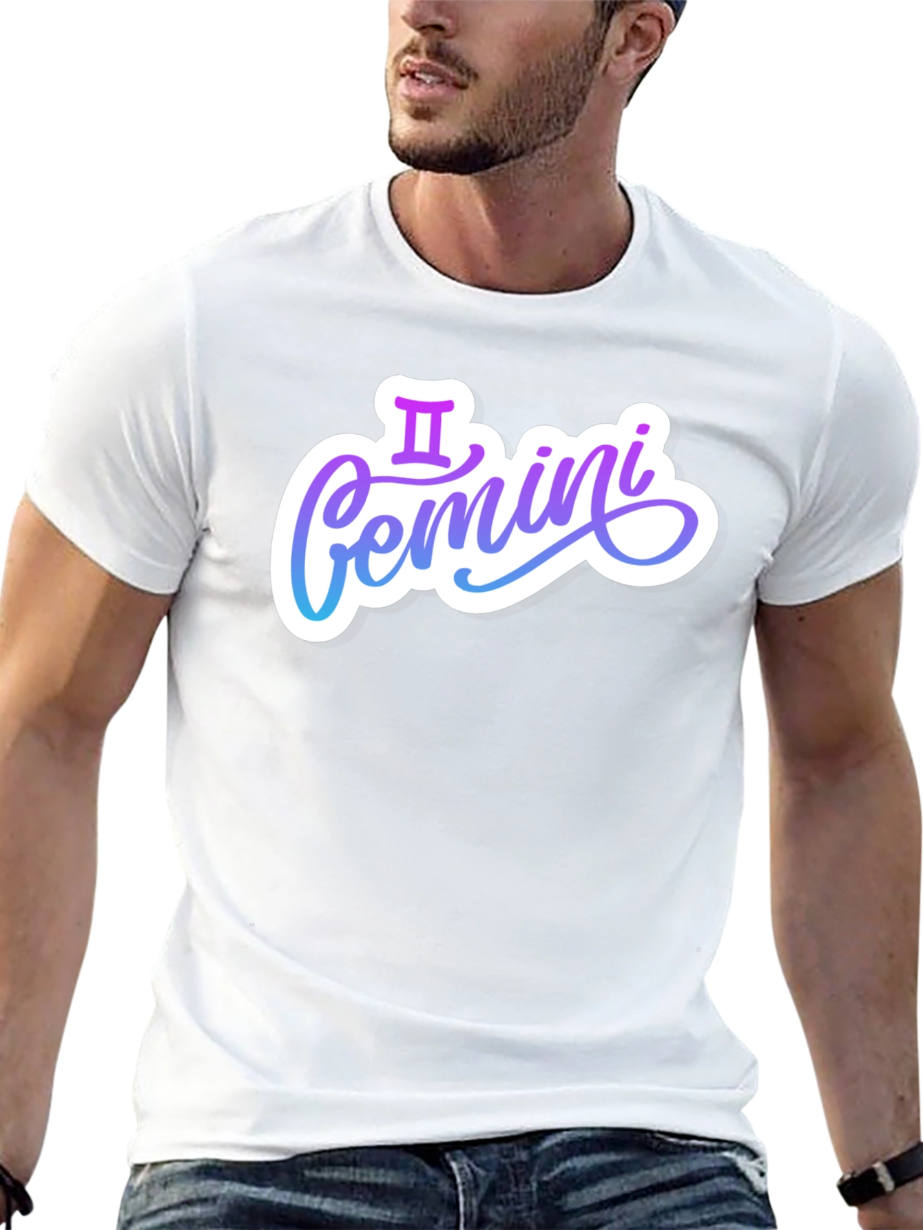 Gemini Zodiac Sign Graphic T-Shirt