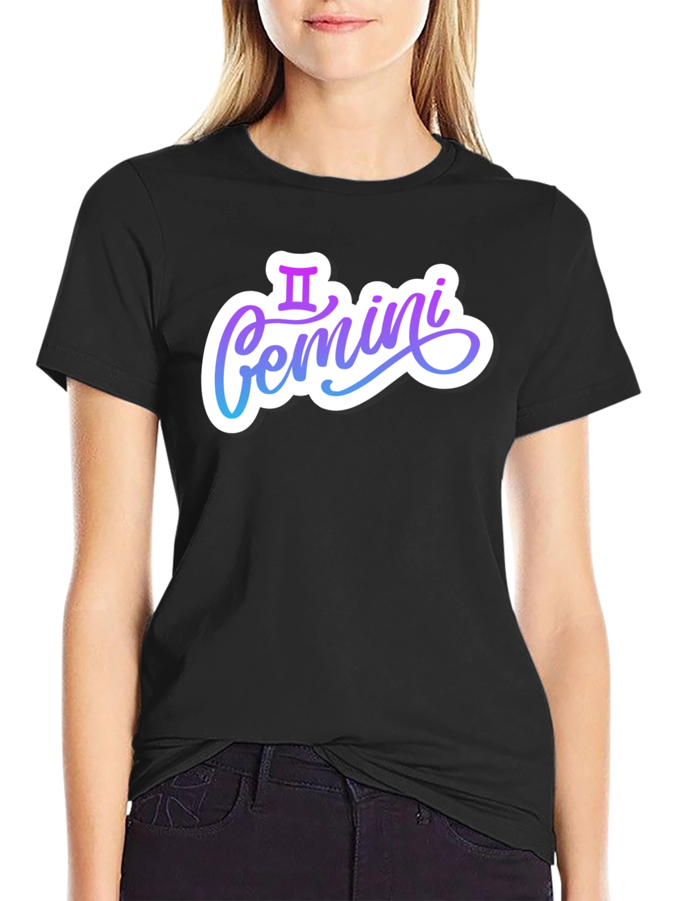 Gemini Zodiac Sign Graphic T-Shirt