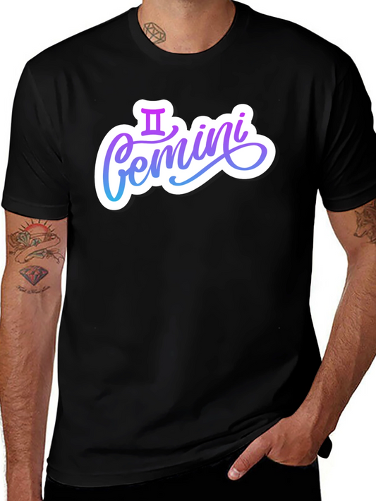 Gemini Zodiac Sign Graphic T-Shirt
