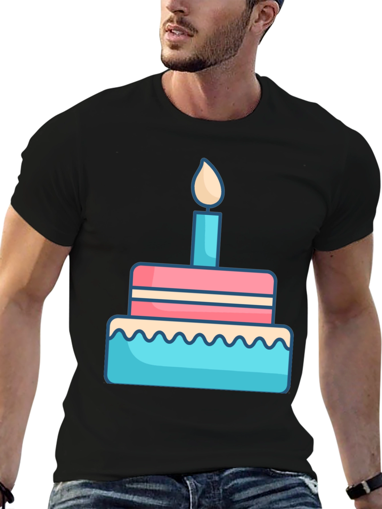 Birthday Cake T-Shirt - Celebrate in Style