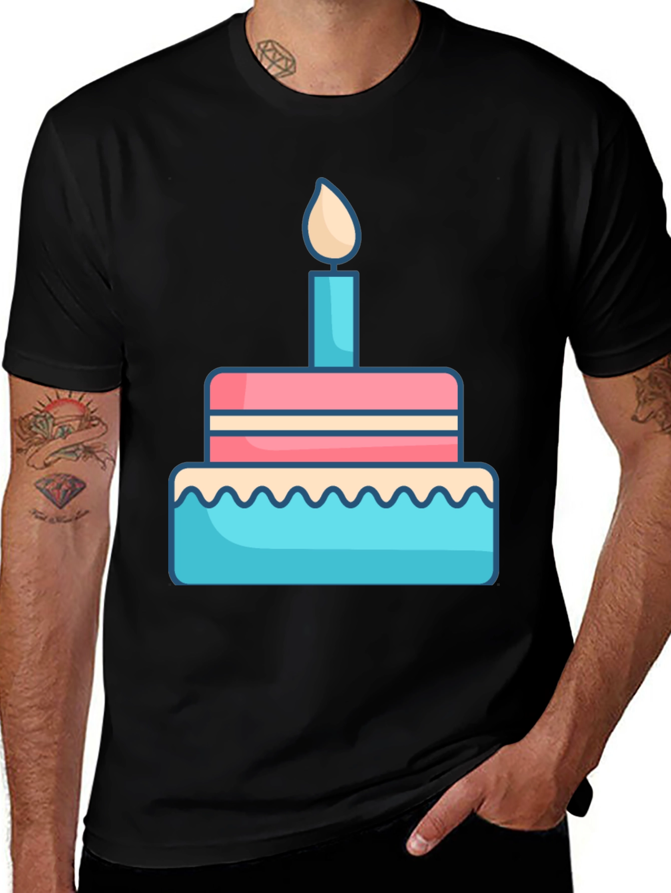 Birthday Cake T-Shirt - Celebrate in Style