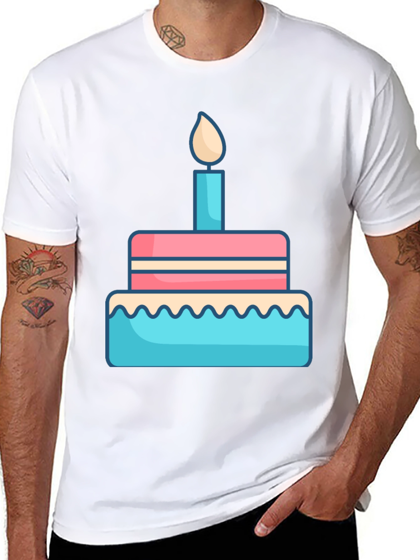 Birthday Cake T-Shirt - Celebrate in Style