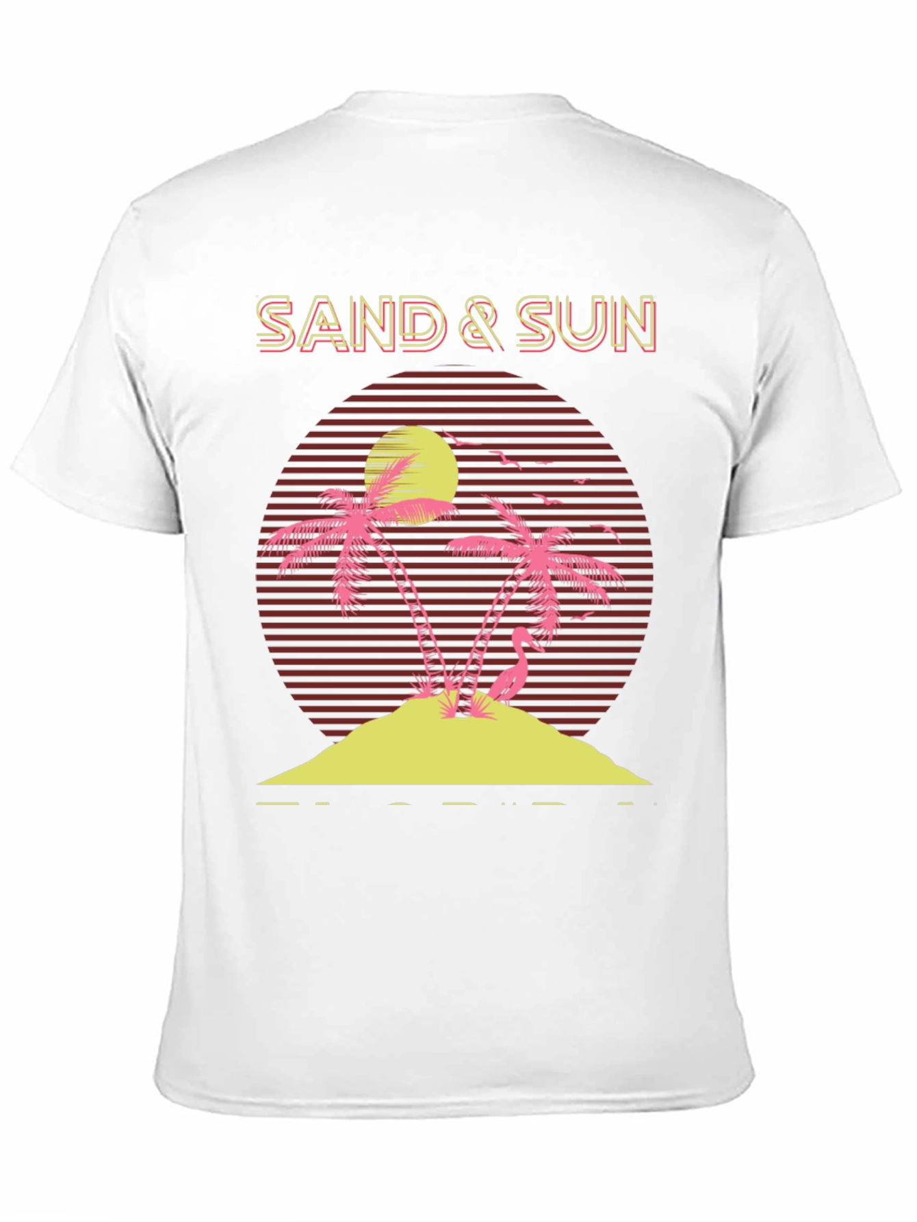 Retro Sand & Sun Graphic Tee - Island Paradise