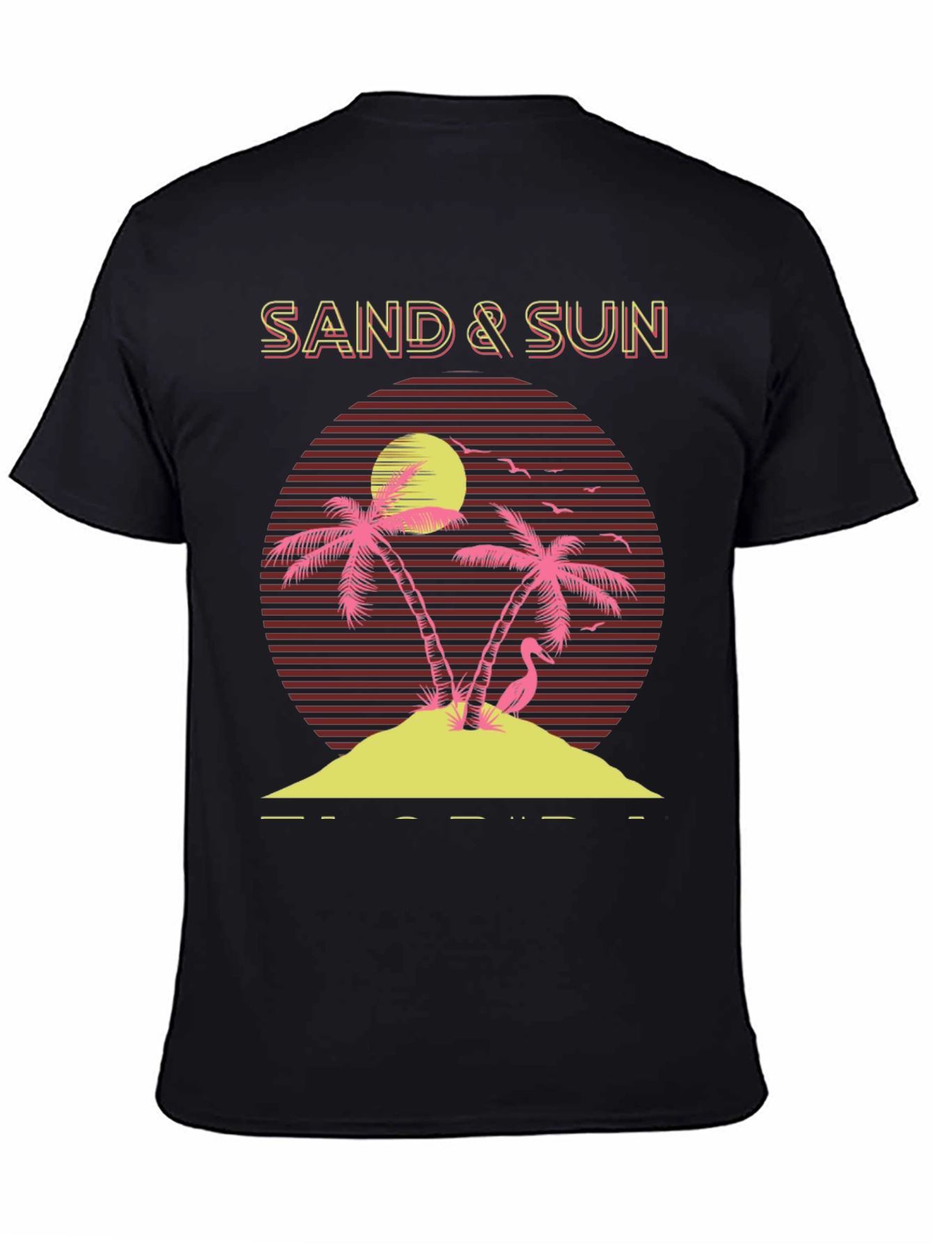 Retro Sand & Sun Graphic Tee - Island Paradise