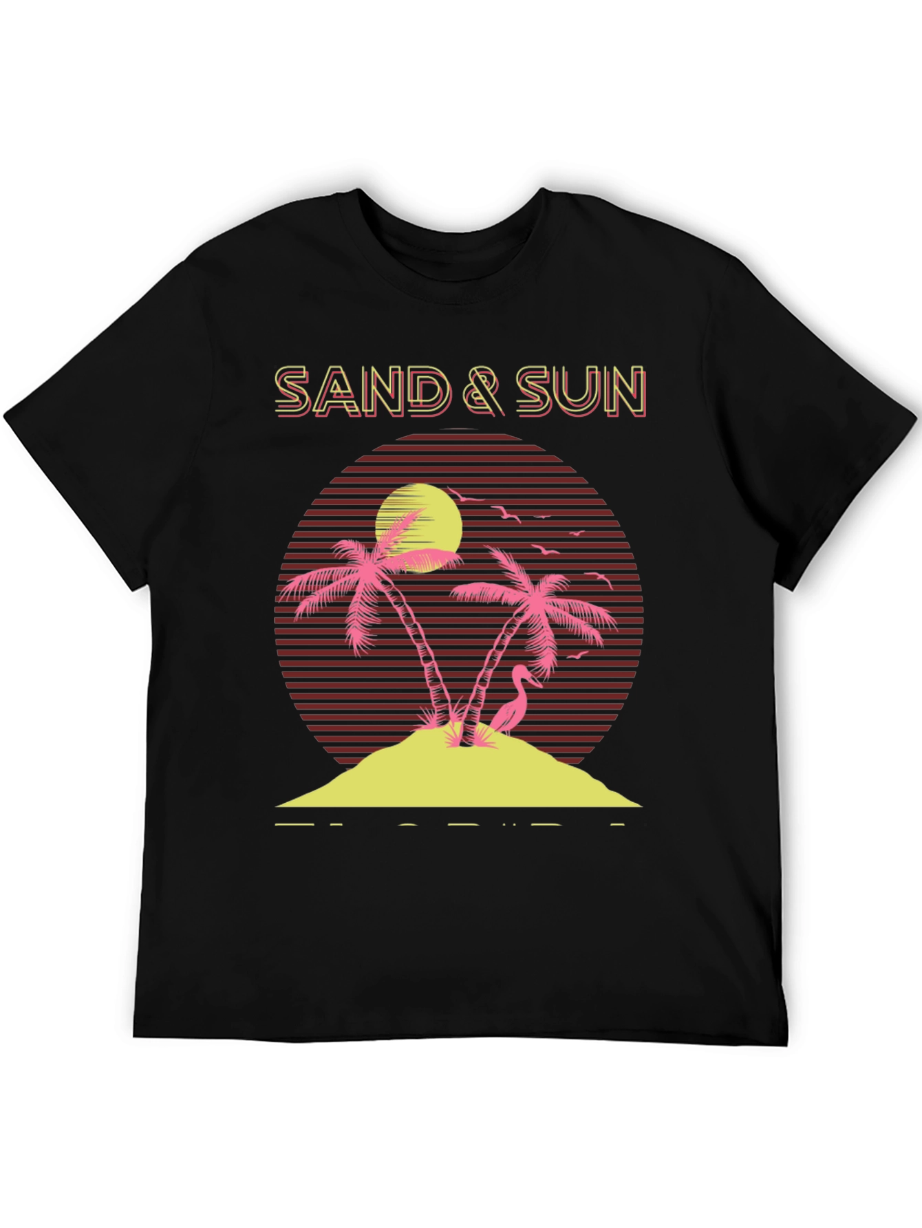 Retro Sand & Sun Graphic Tee - Island Paradise