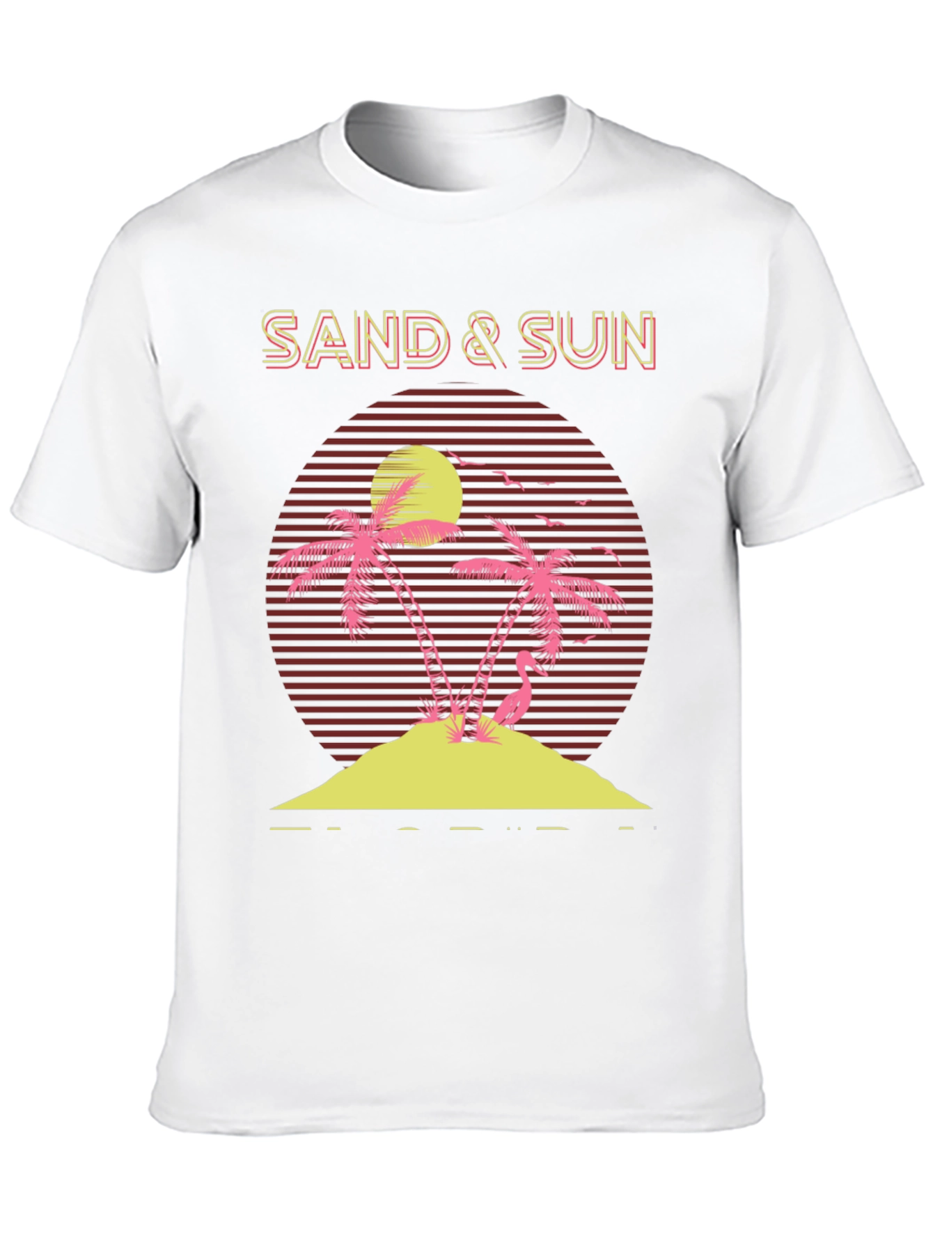 Retro Sand & Sun Graphic Tee - Island Paradise