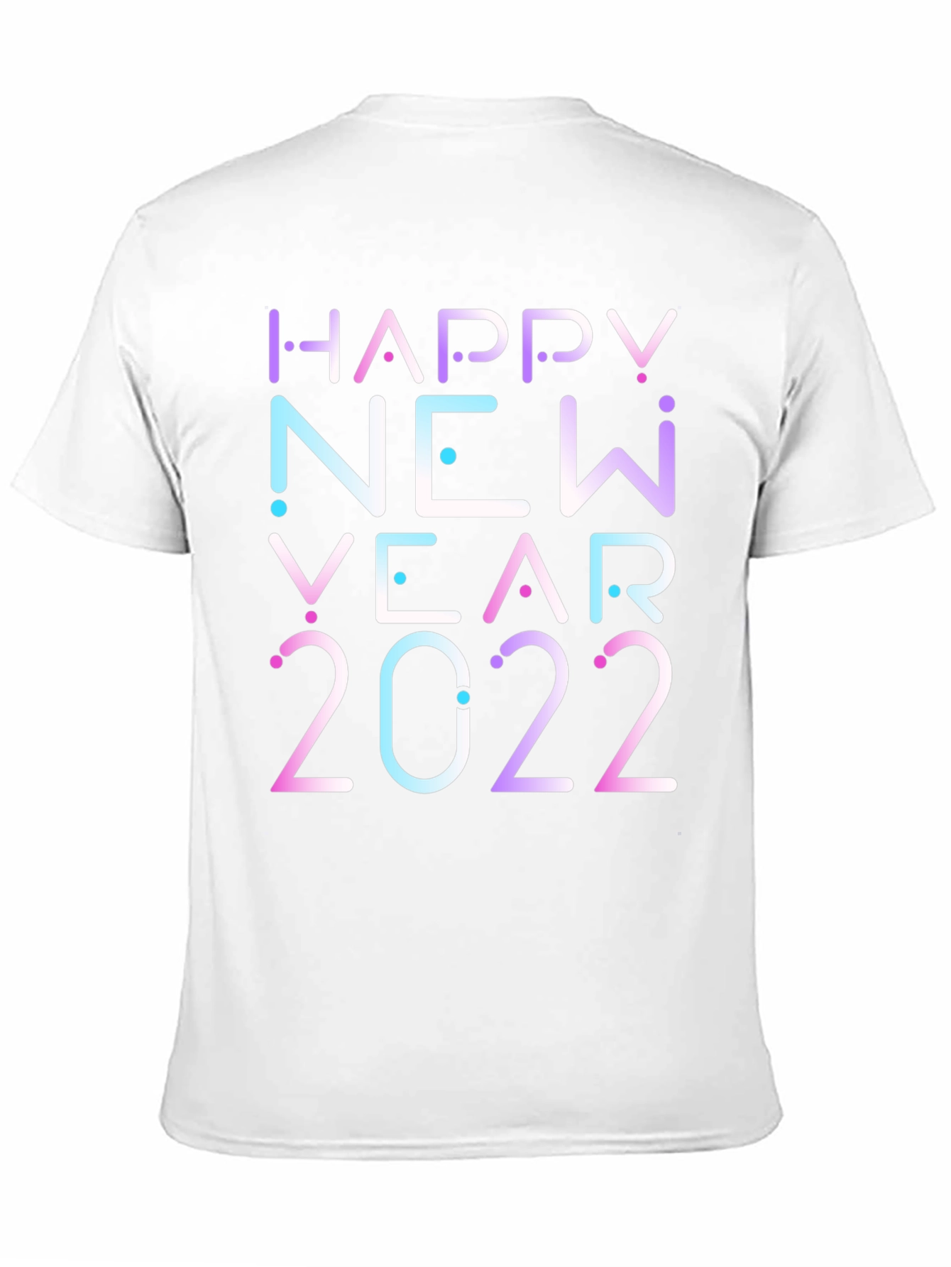 Happy New Year 2022 Graphic Black T-Shirt